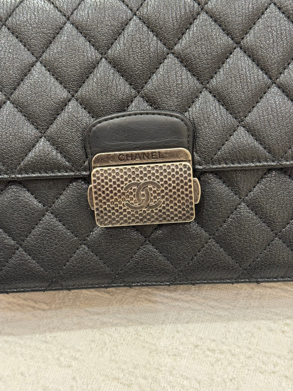 Chanel University Top Handle Black
