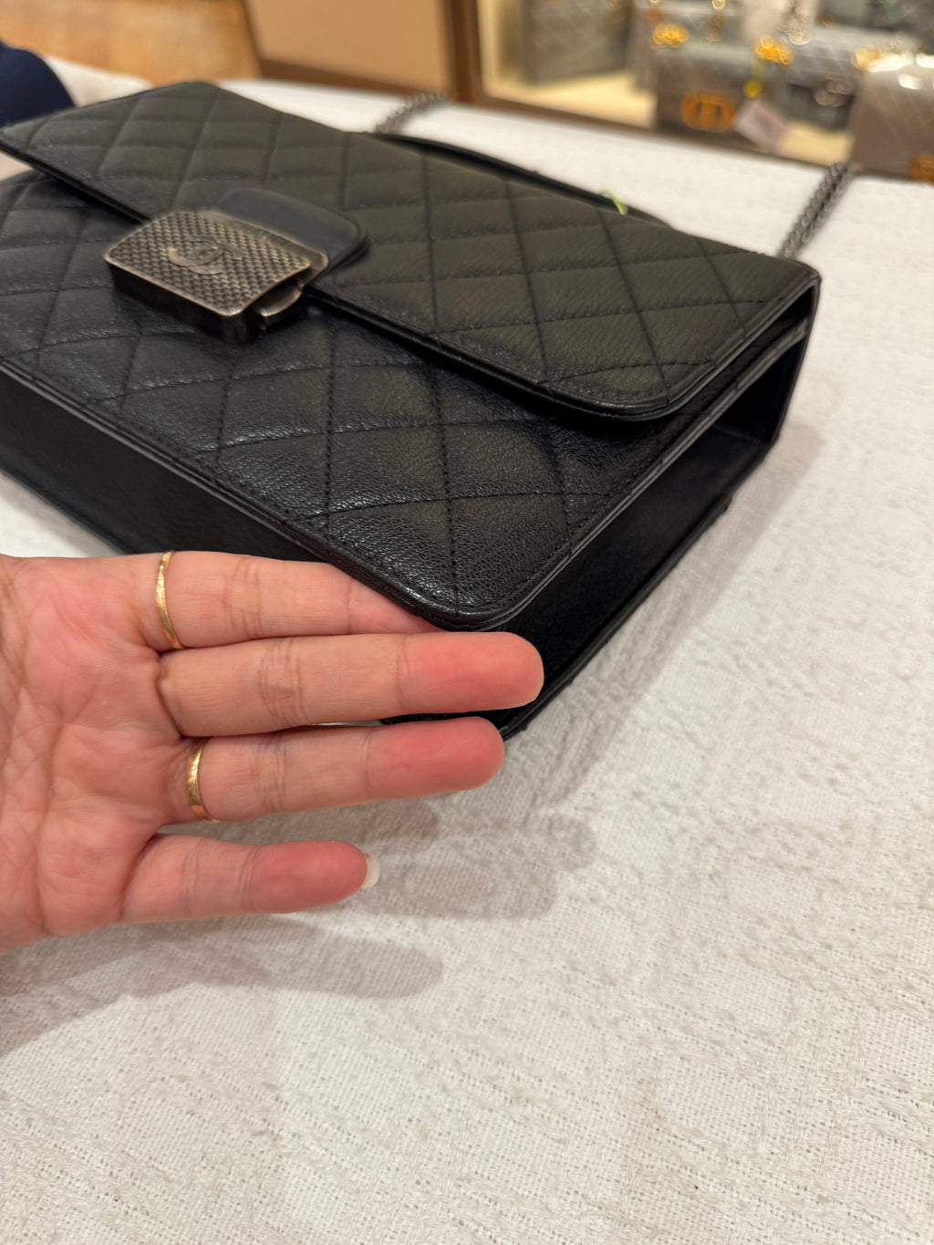 Chanel University Top Handle Black