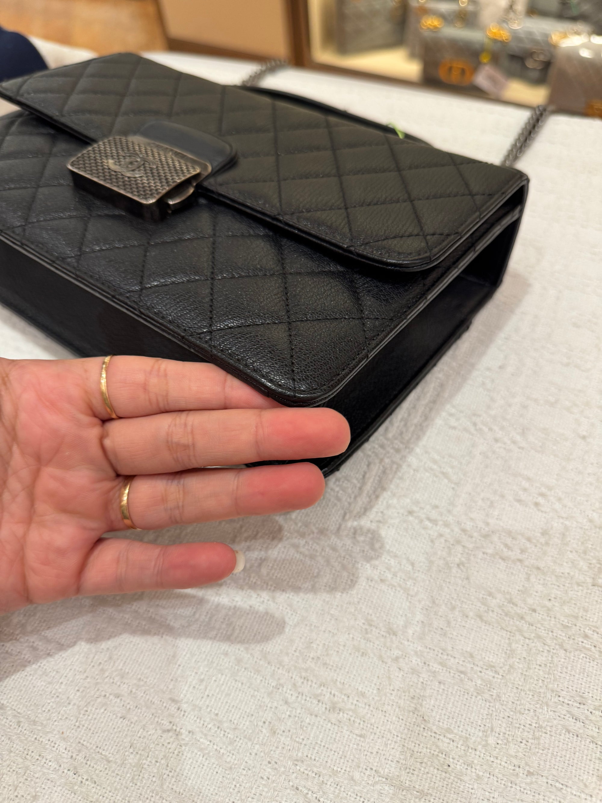 Chanel University Top Handle Black