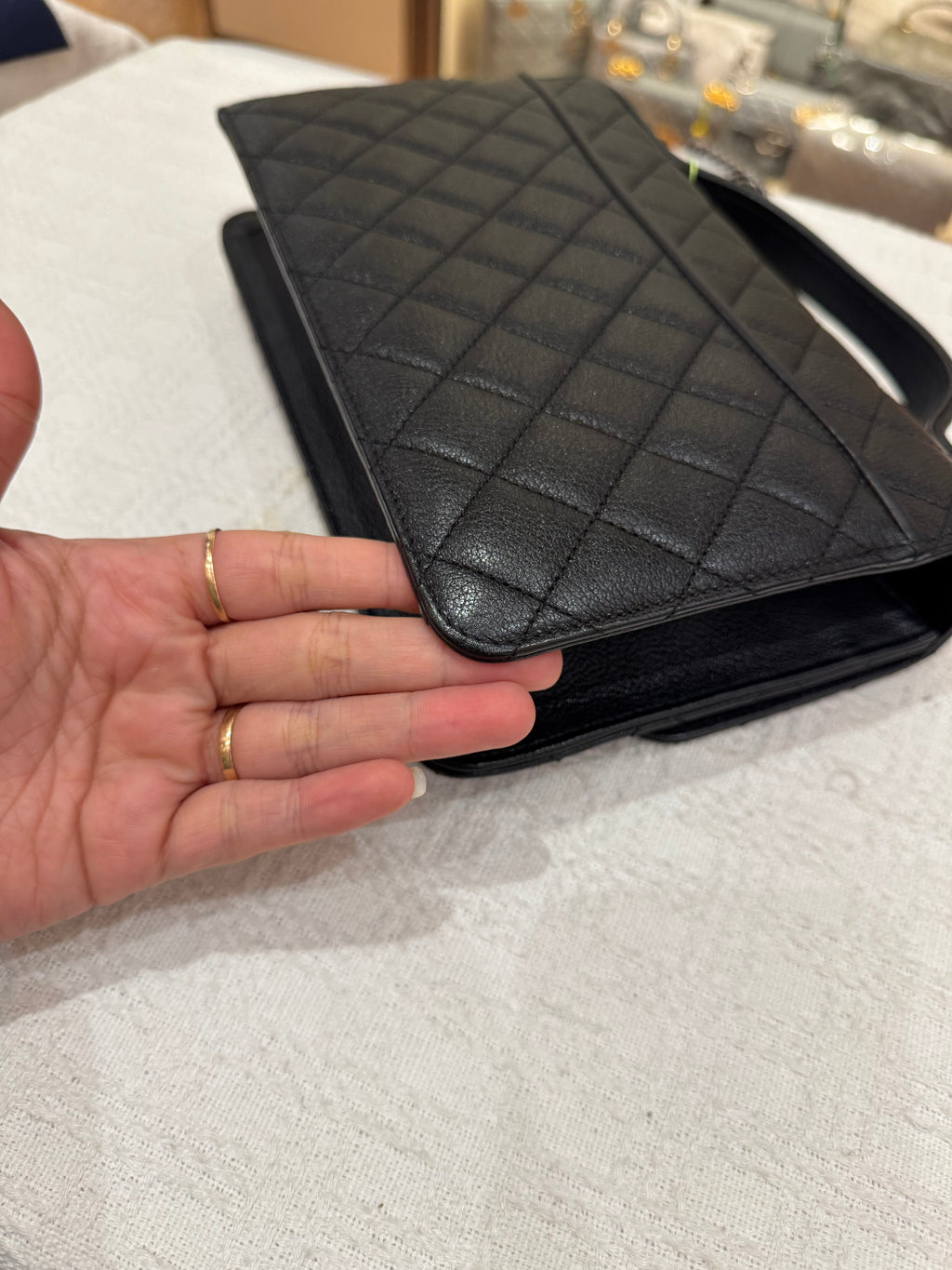 Chanel University Top Handle Black