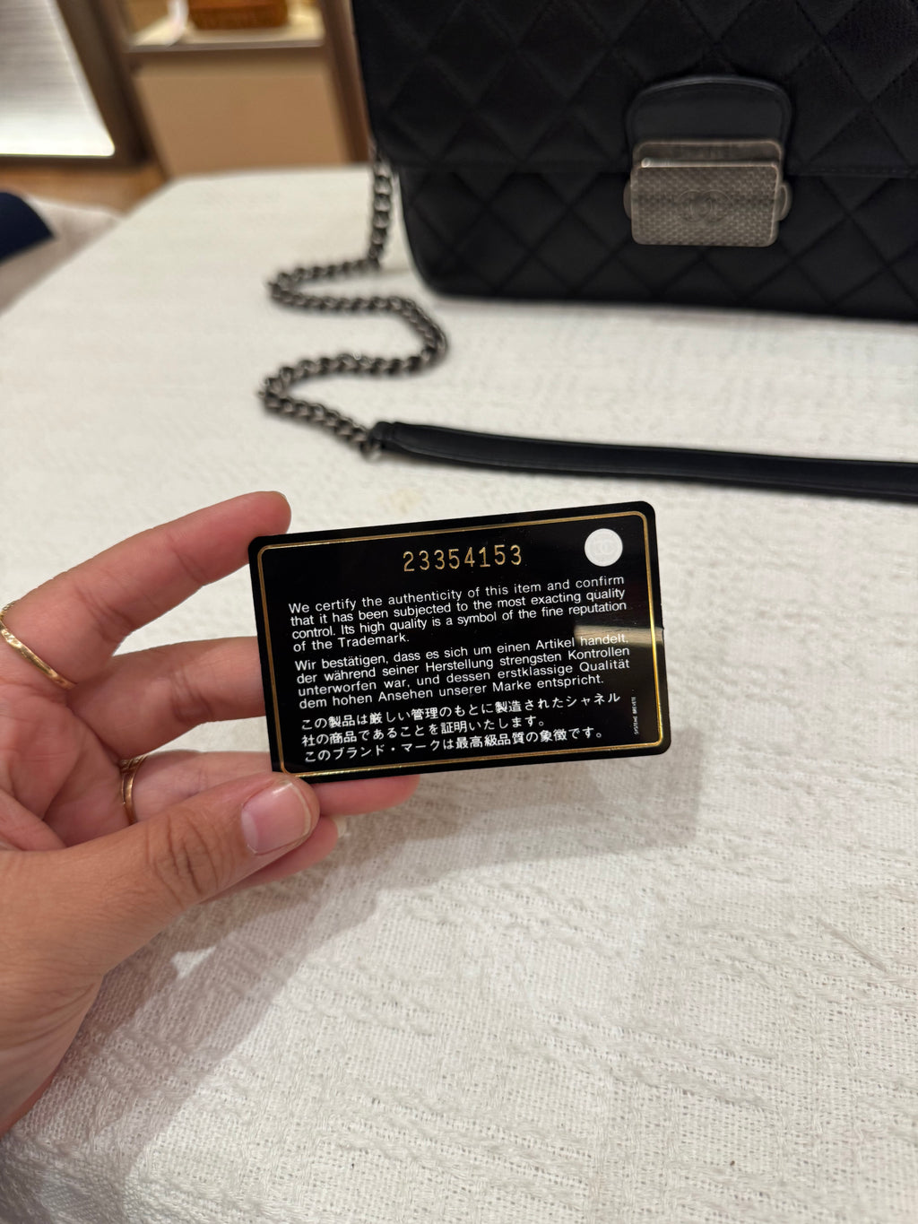 Chanel University Top Handle Black