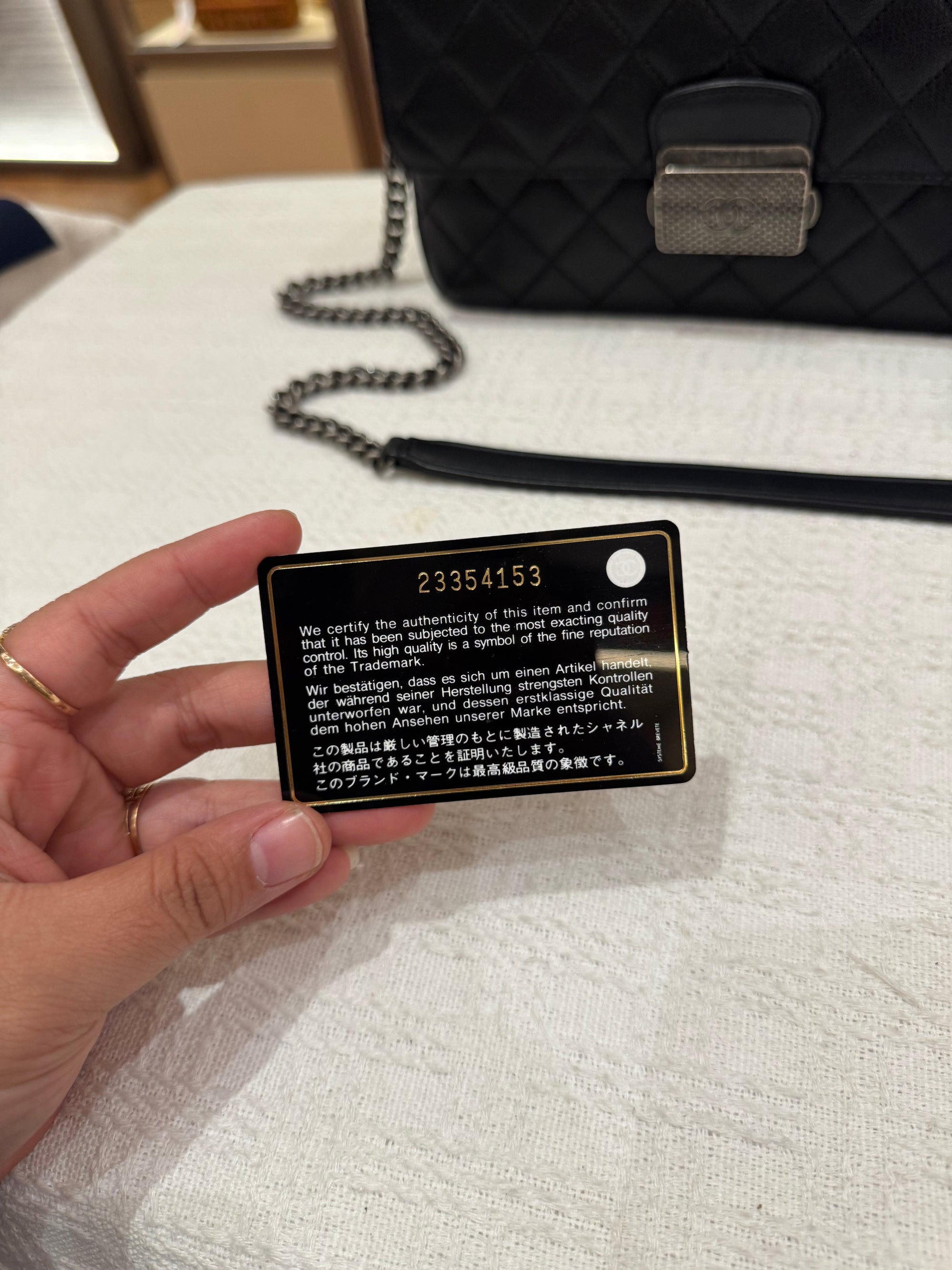 Chanel University Top Handle Black