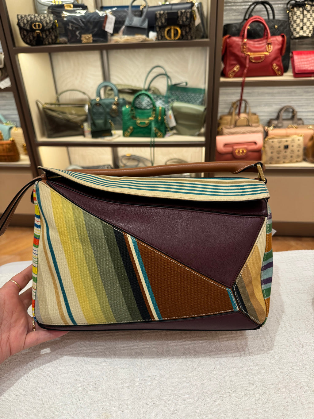 Loewe Puzzle Medium Canvas Multi Colour