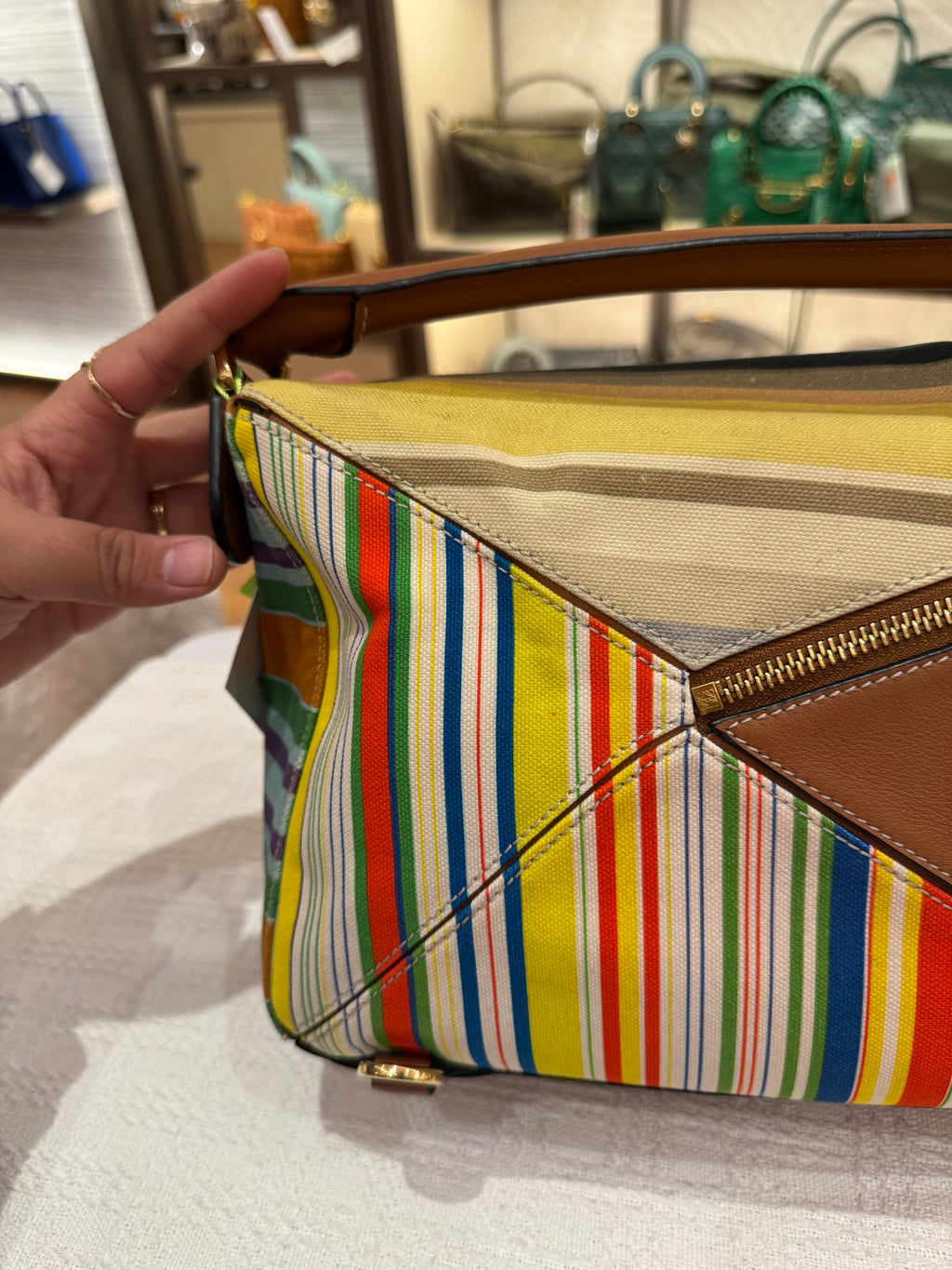 Loewe Puzzle Medium Canvas Multi Colour
