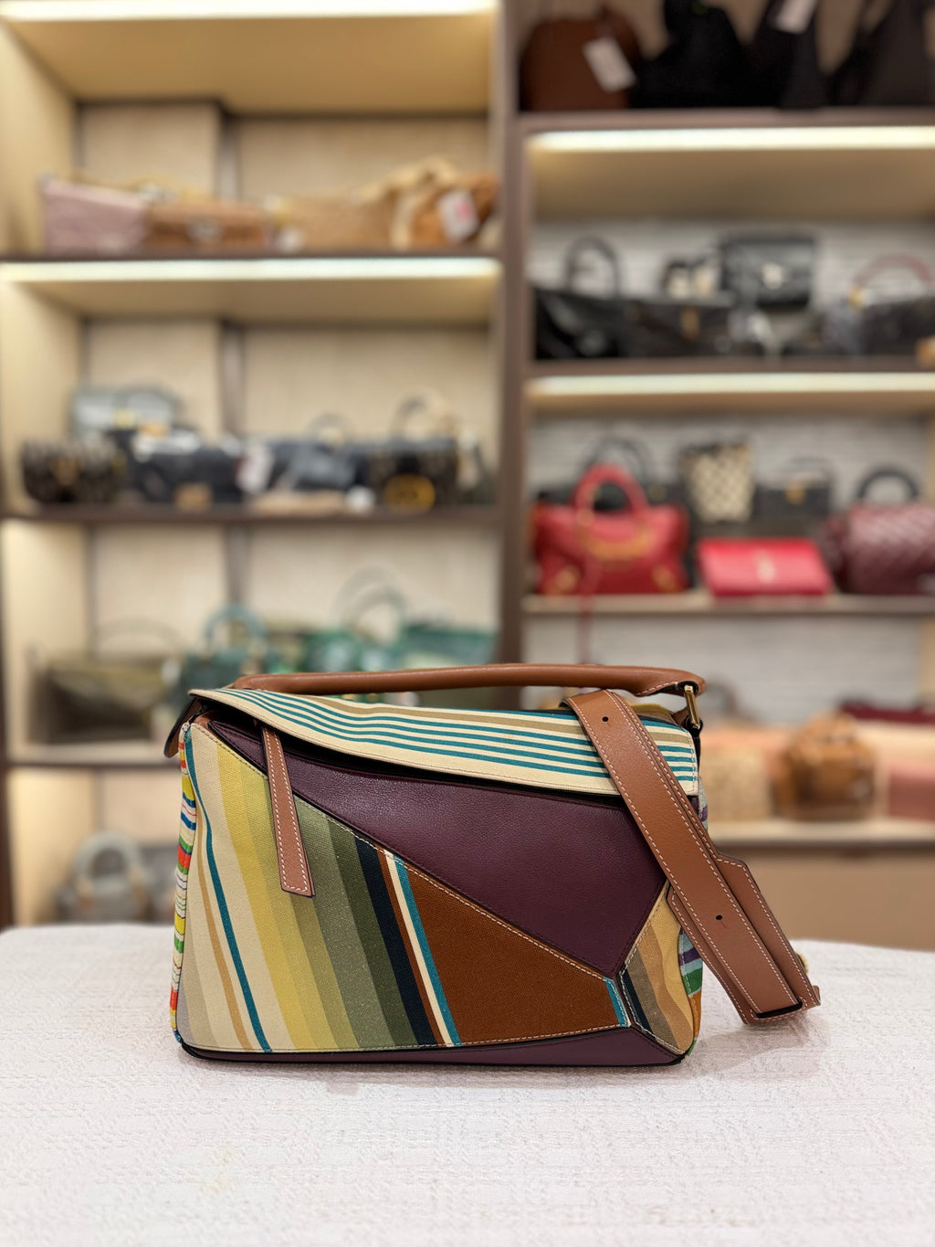 Loewe Puzzle Medium Canvas Multi Colour