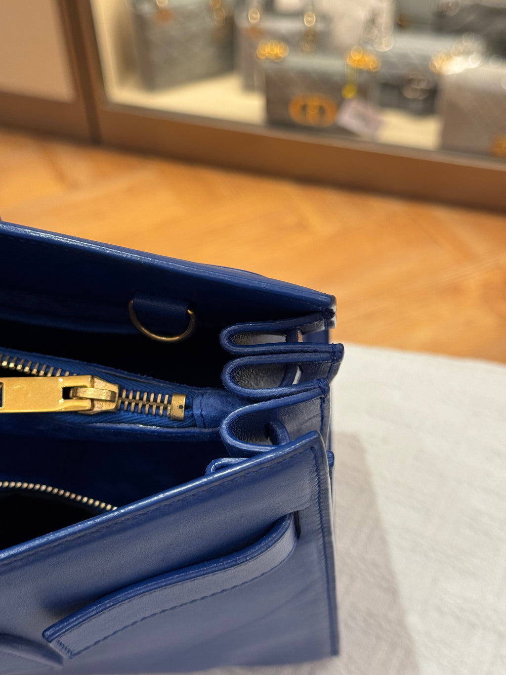 Saint Laurent Sac De Jour Blue