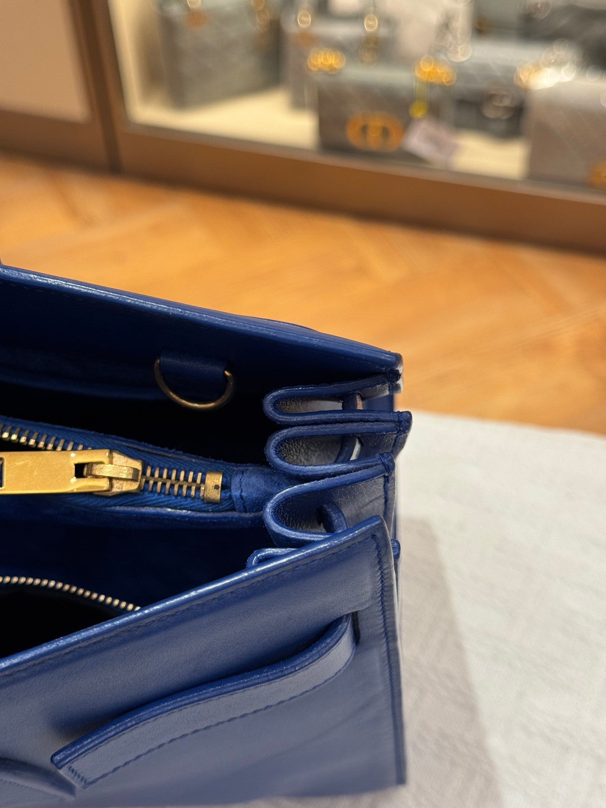 Saint Laurent Sac De Jour Blue