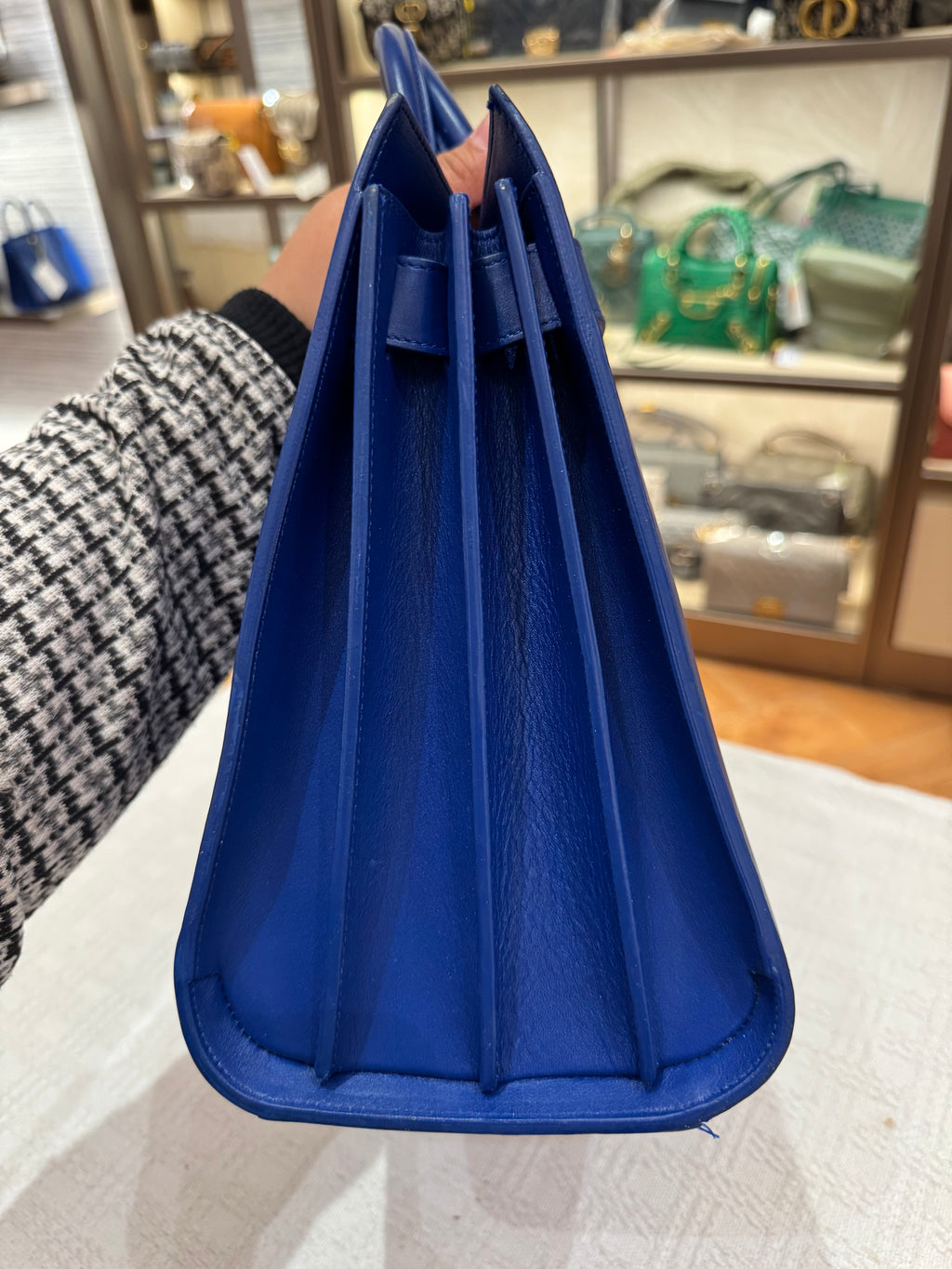Saint Laurent Sac De Jour Blue