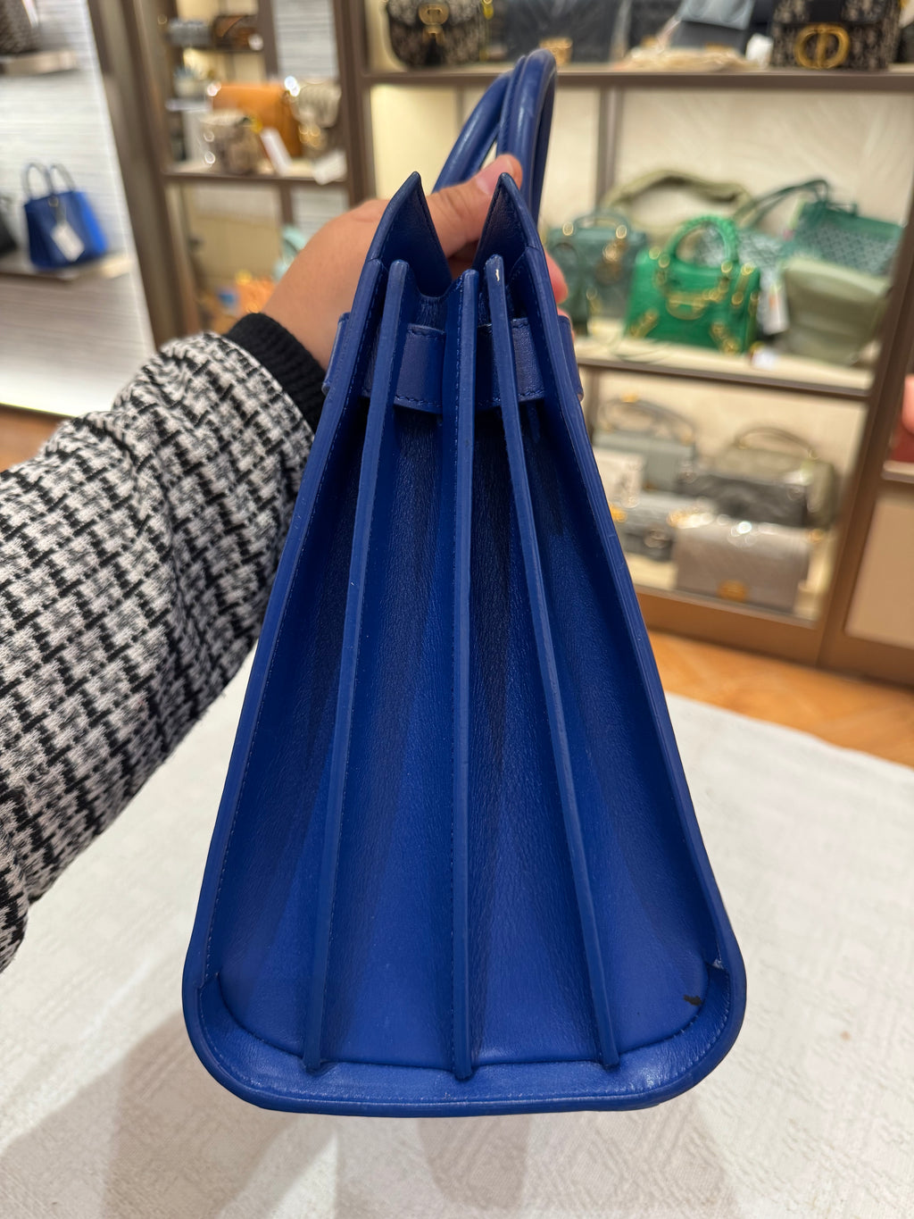 Saint Laurent Sac De Jour Blue