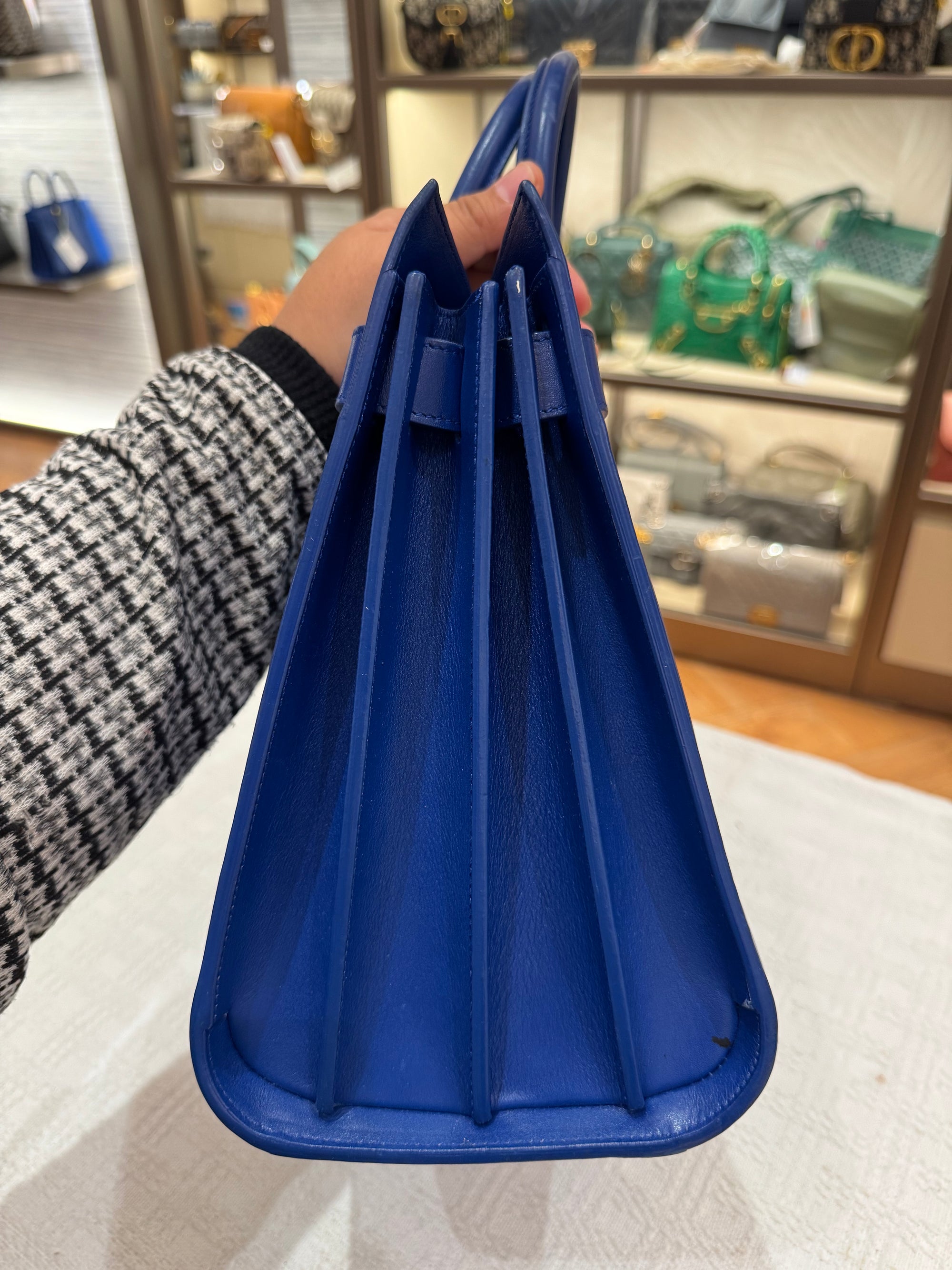 Saint Laurent Sac De Jour Blue
