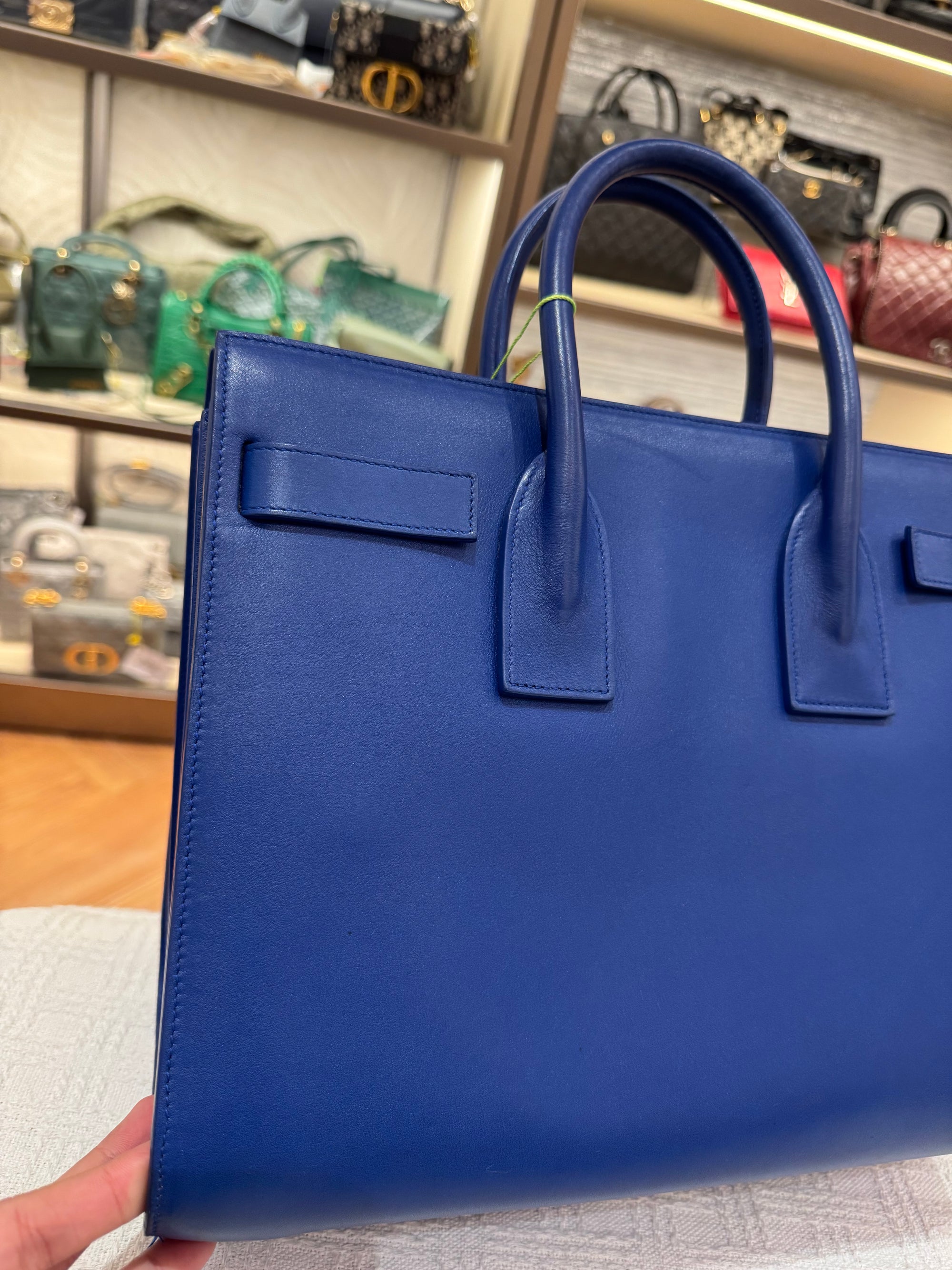 Saint Laurent Sac De Jour Blue