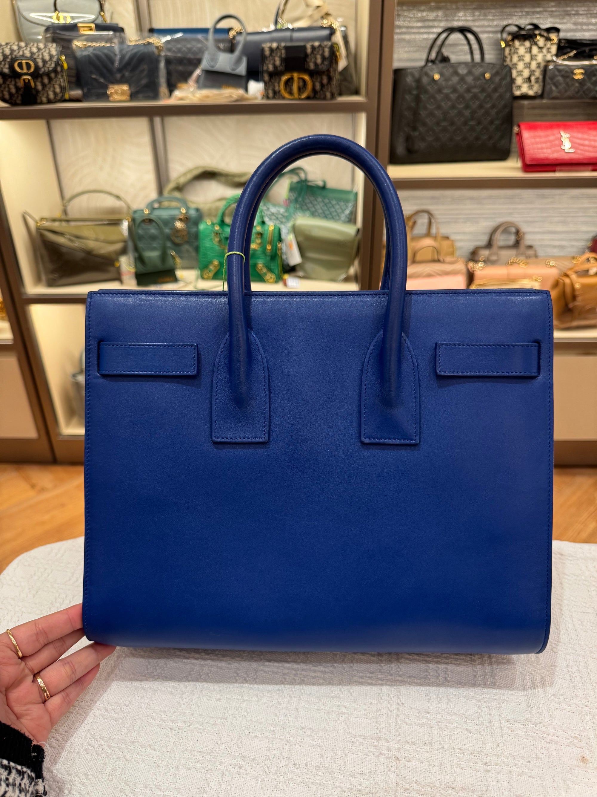 Saint Laurent Sac De Jour Blue
