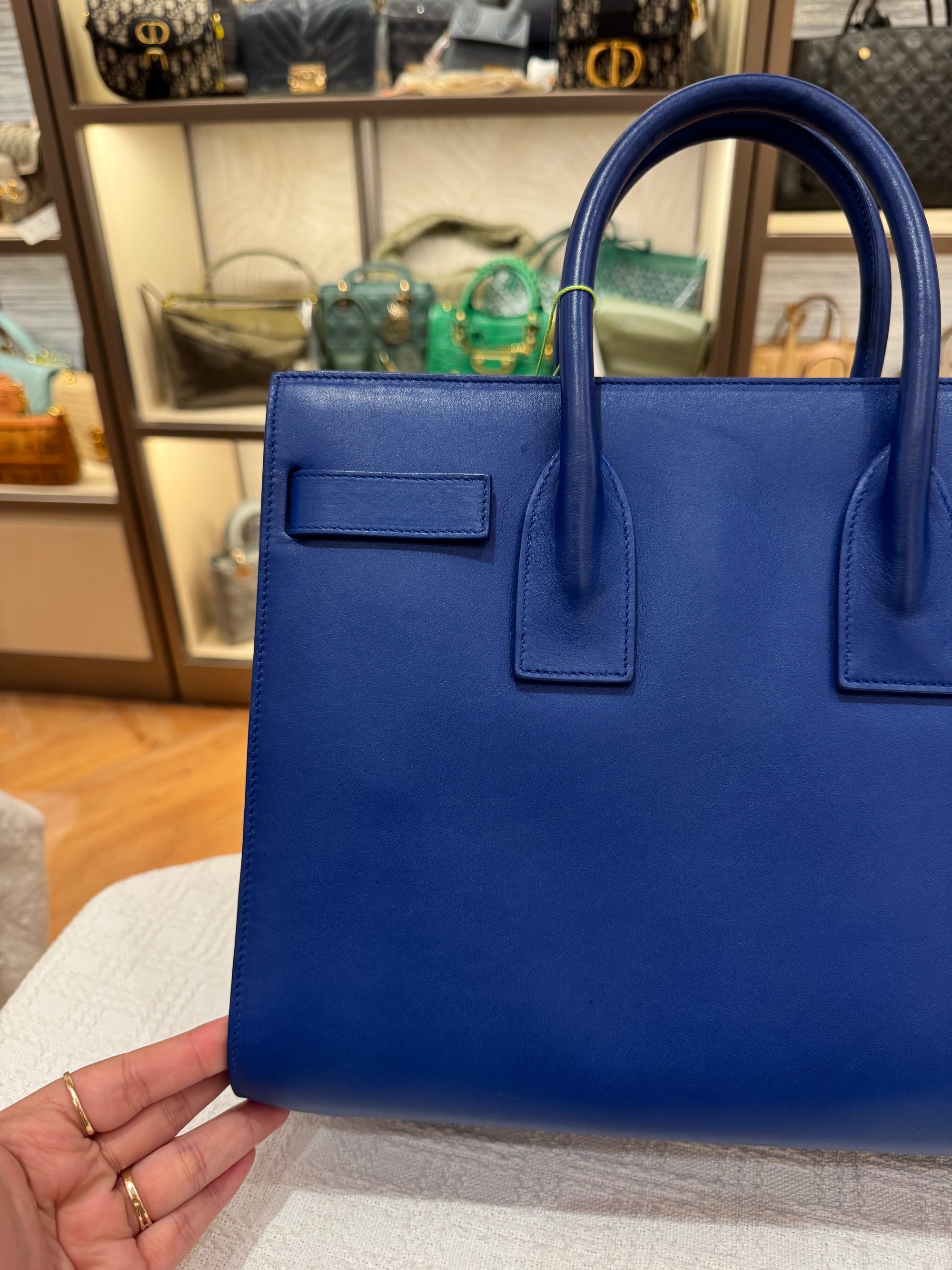 Saint Laurent Sac De Jour Blue