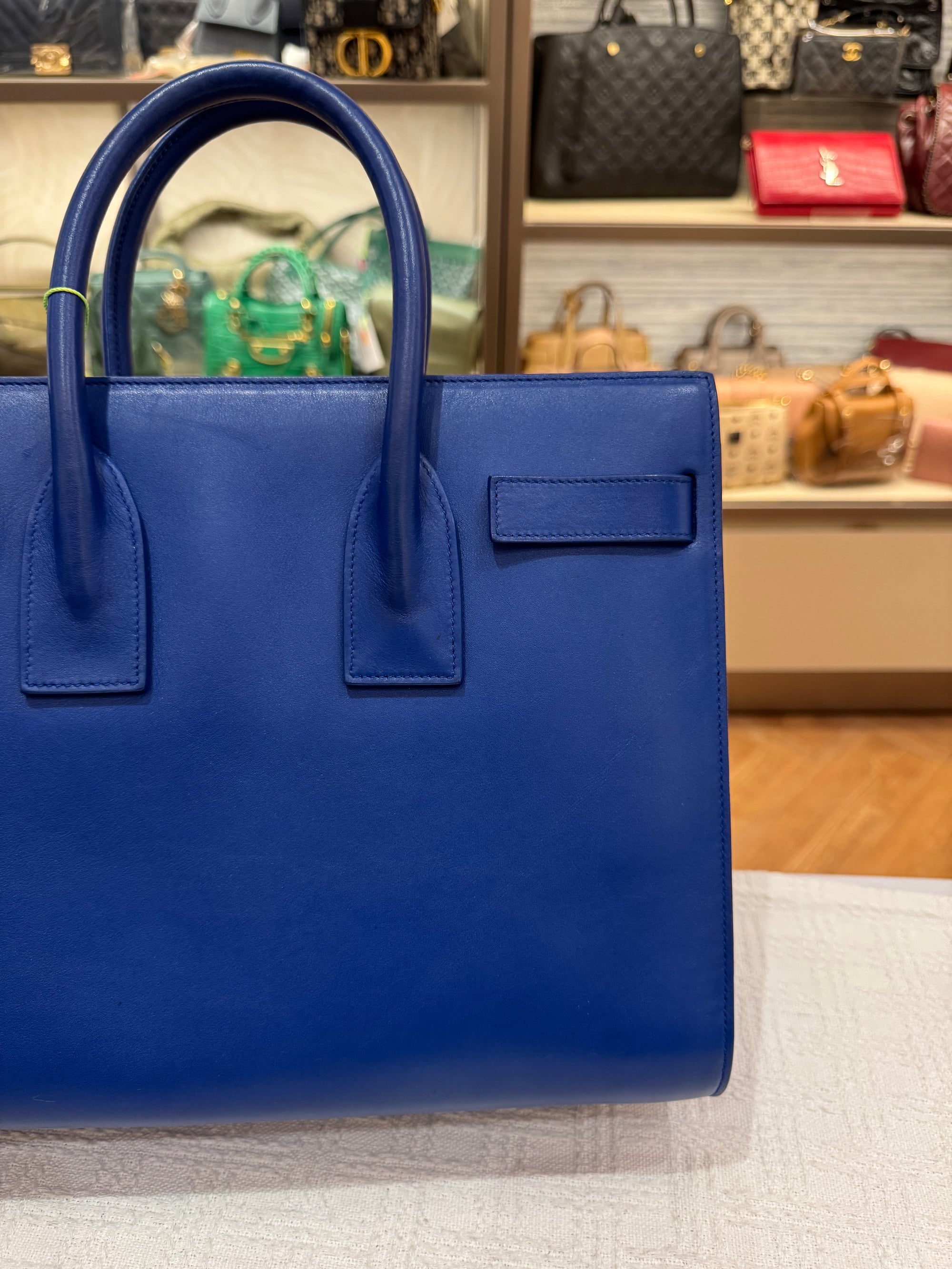 Saint Laurent Sac De Jour Blue