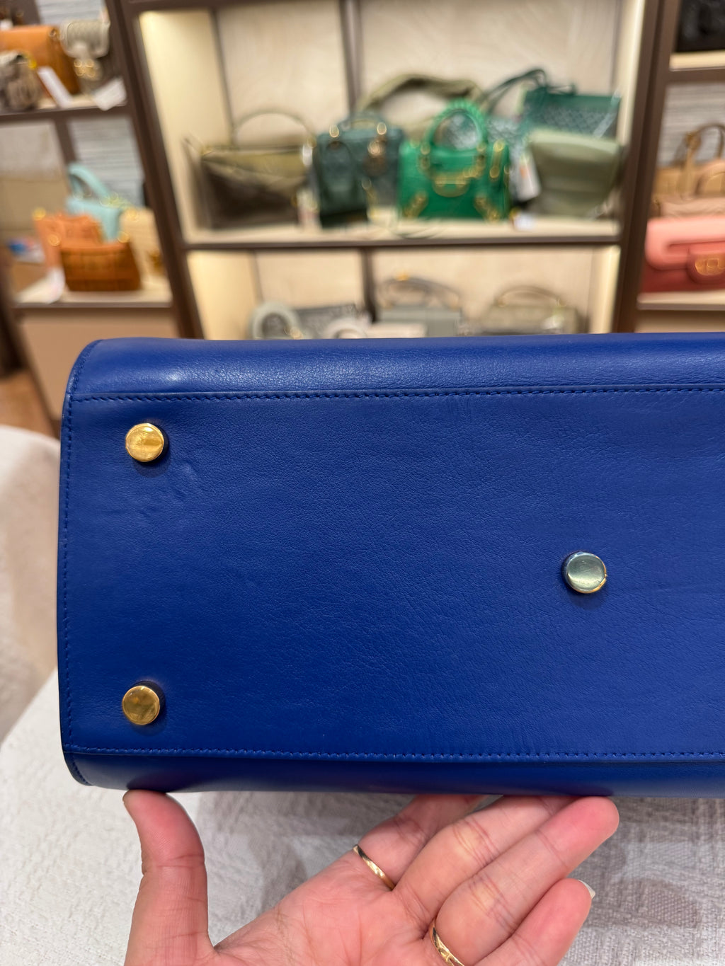 Saint Laurent Sac De Jour Blue