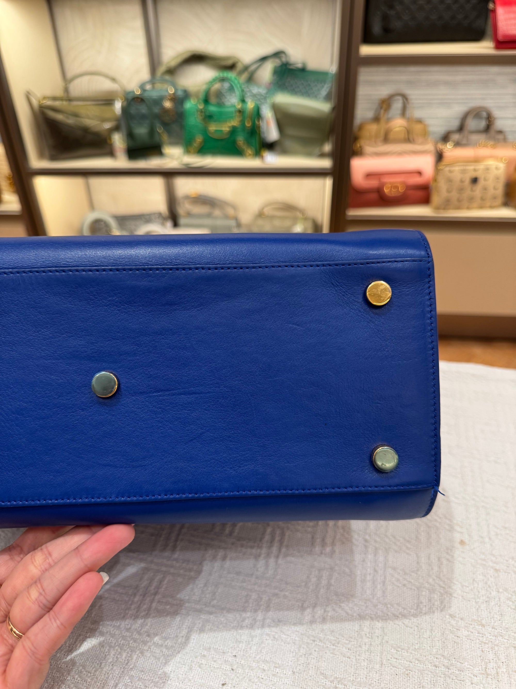 Saint Laurent Sac De Jour Blue