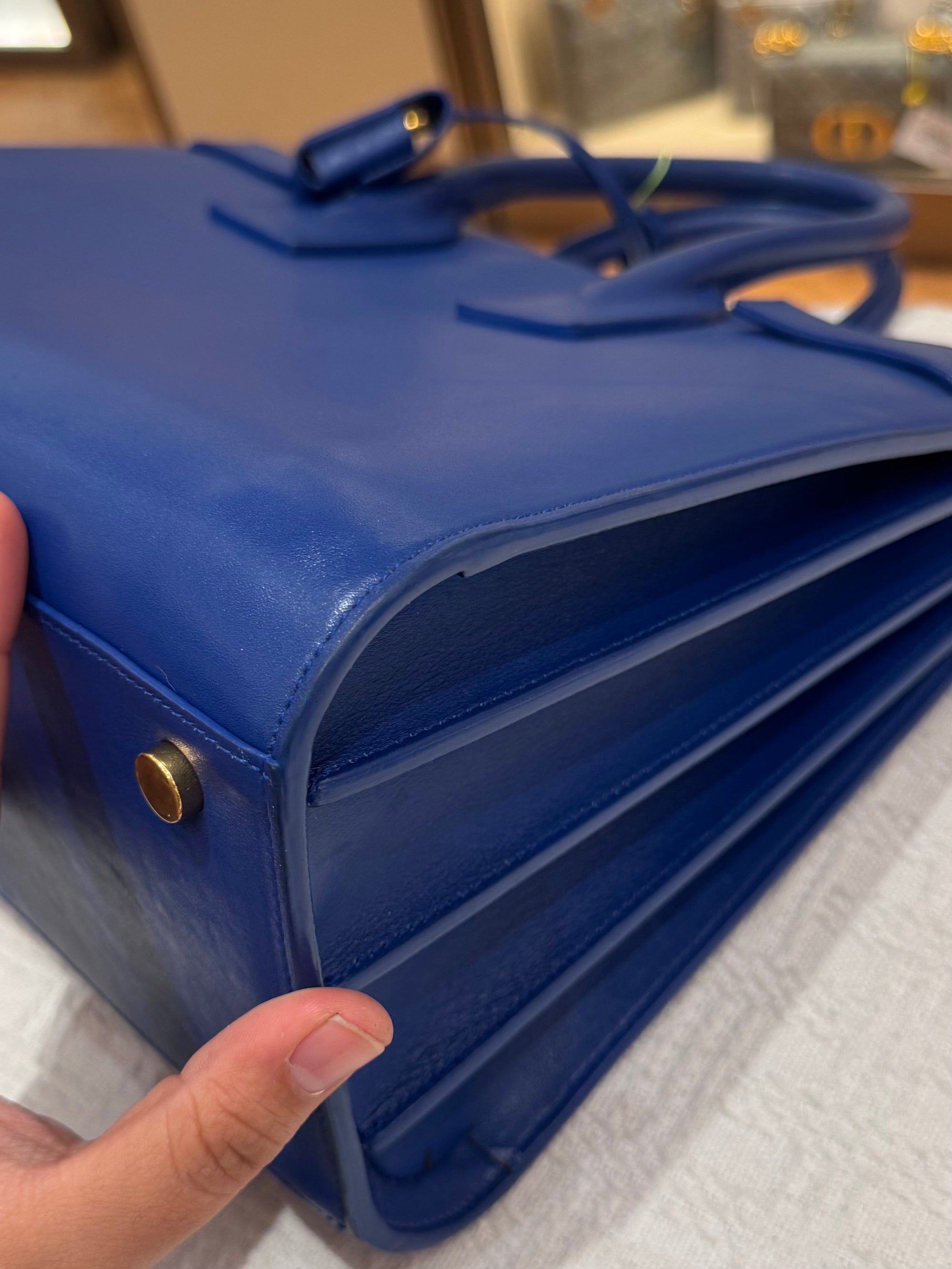 Saint Laurent Sac De Jour Blue