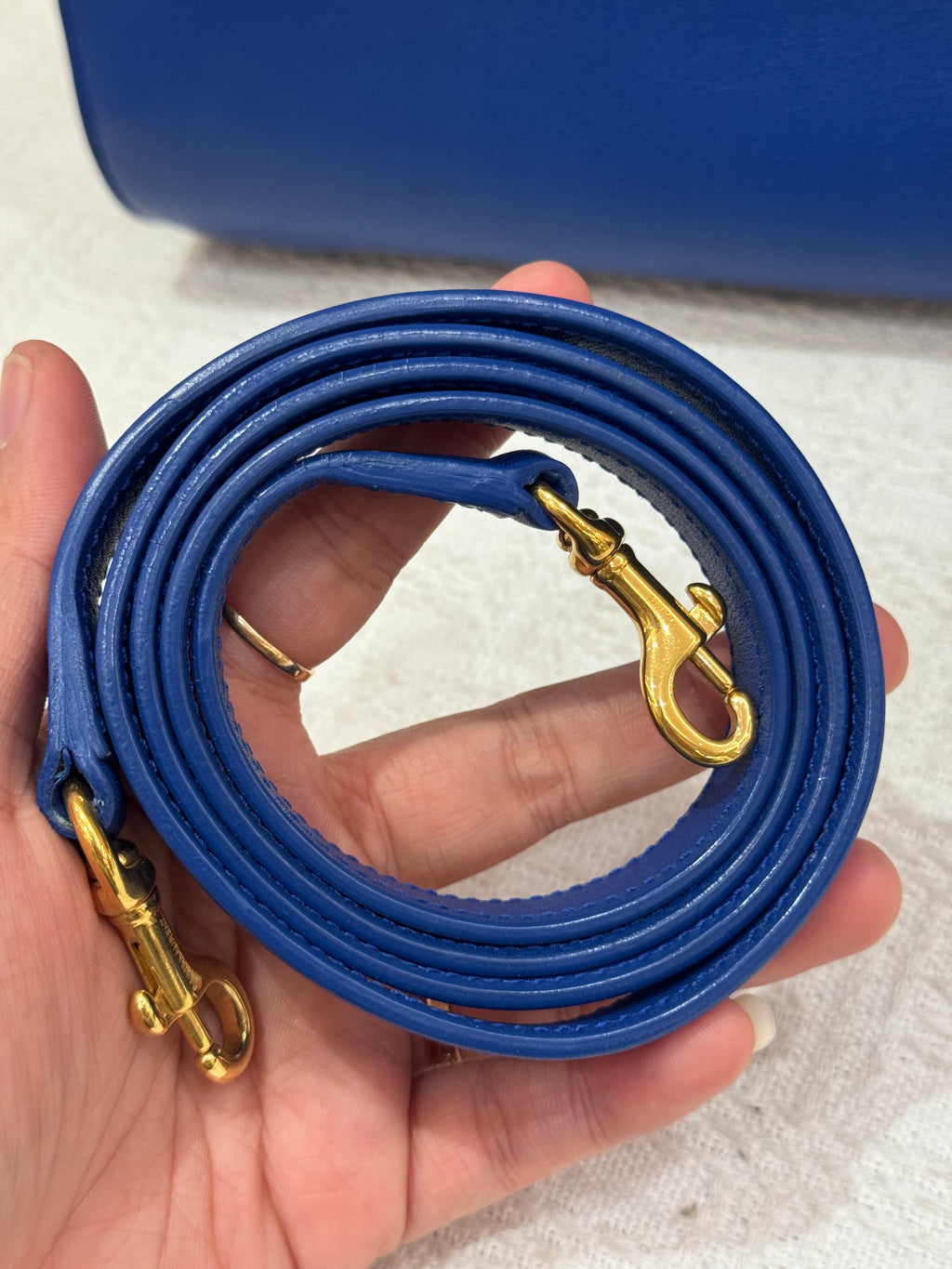 Saint Laurent Sac De Jour Blue