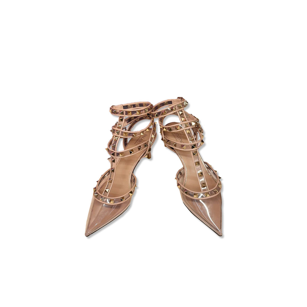 Valentino Heels Studed Transparant