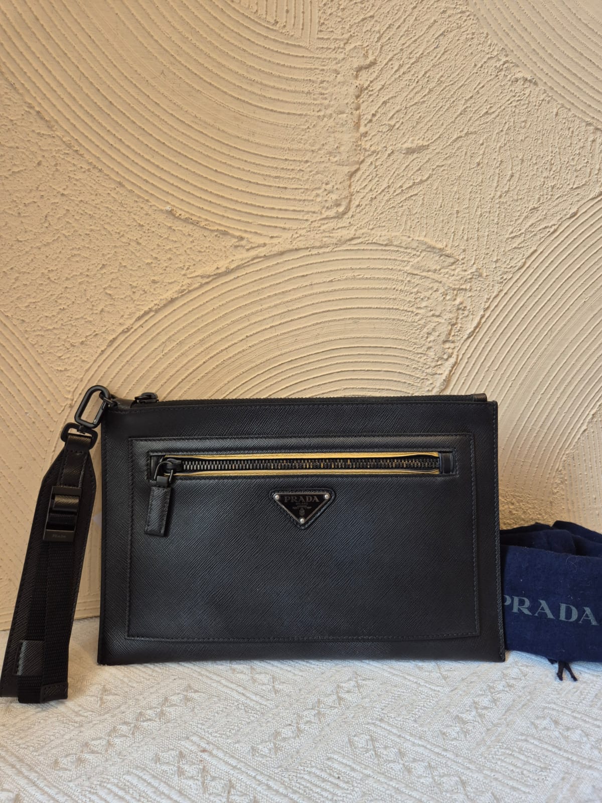 Prada Saffiano Clutch