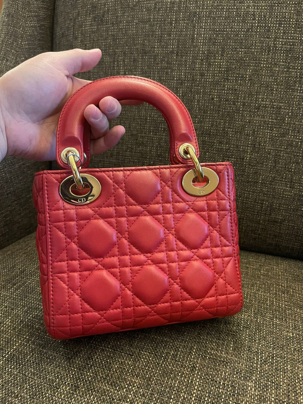 Lady Dior Mini Red