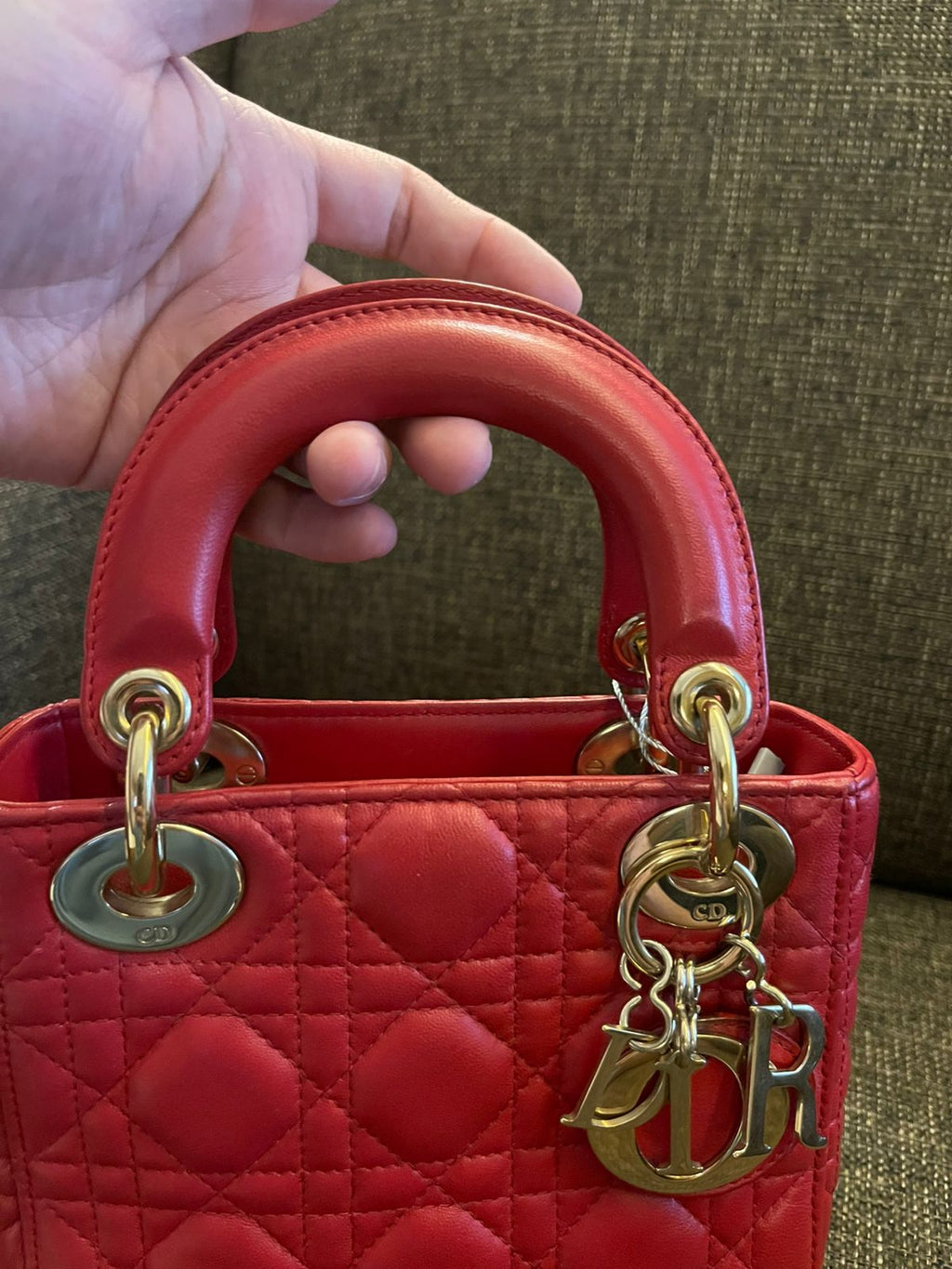 Lady Dior Mini Red