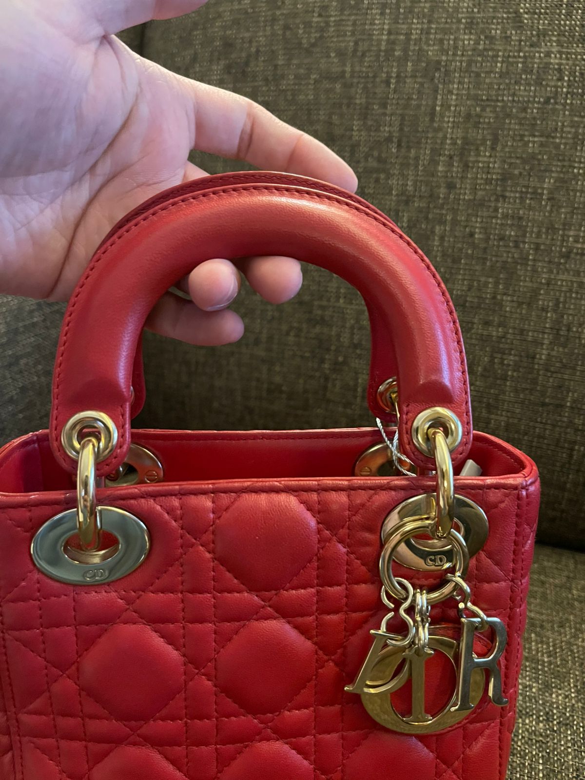 Lady Dior Mini Red