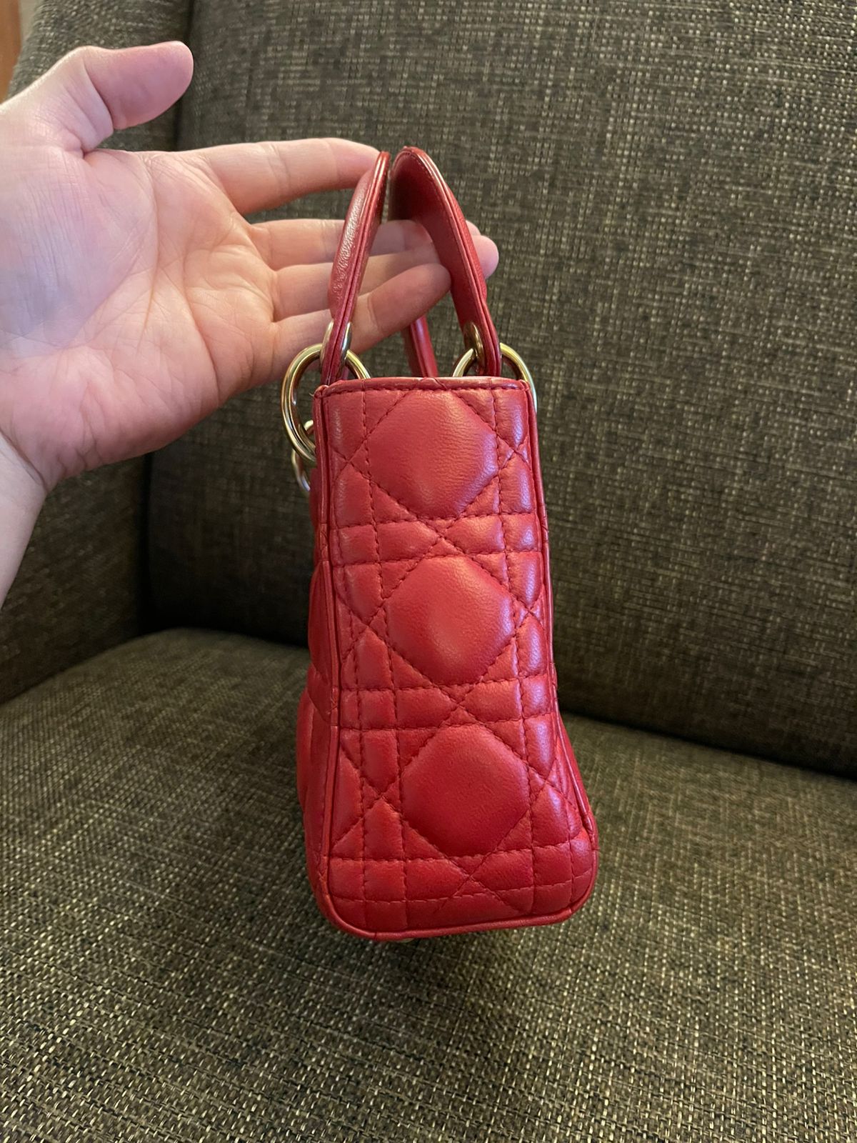 Lady Dior Mini Red