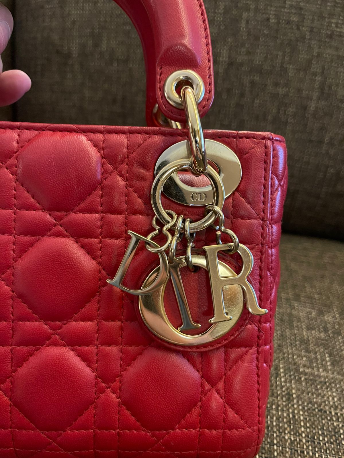 Lady Dior Mini Red