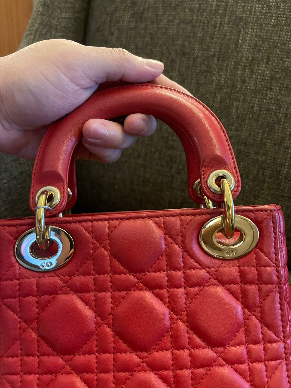 Lady Dior Mini Red