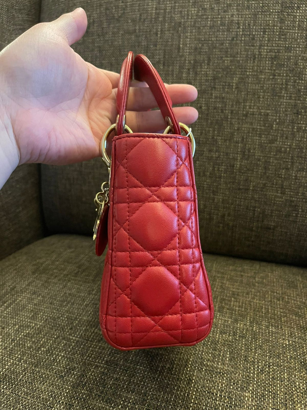Lady Dior Mini Red