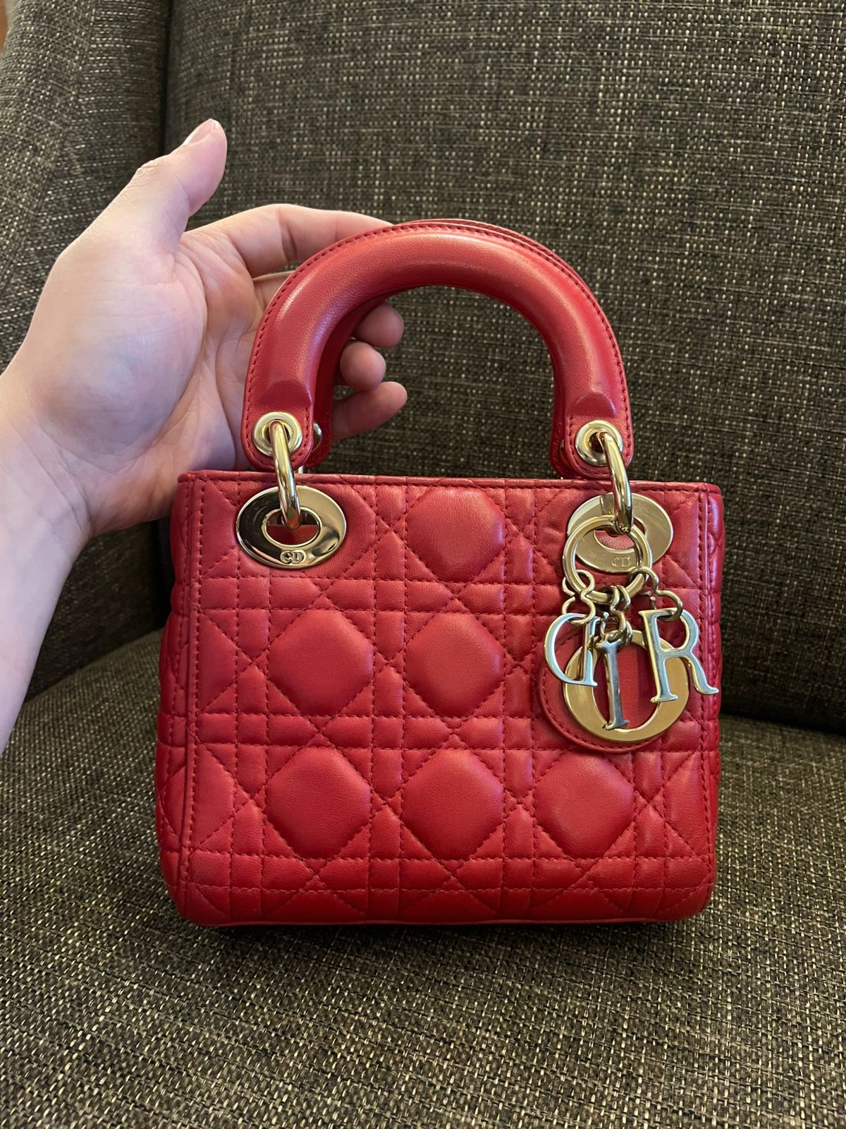 Lady Dior Mini Red