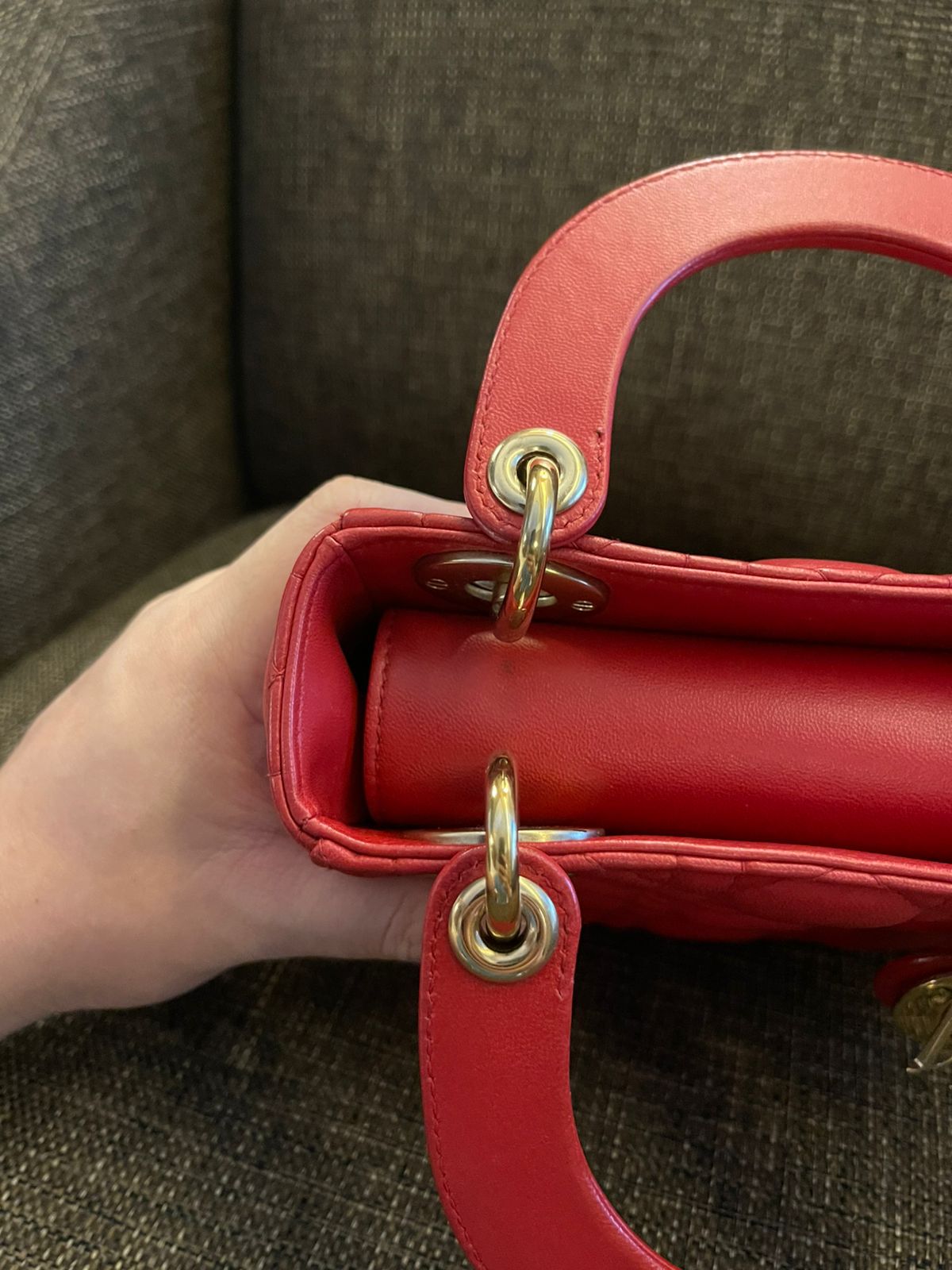 Lady Dior Mini Red