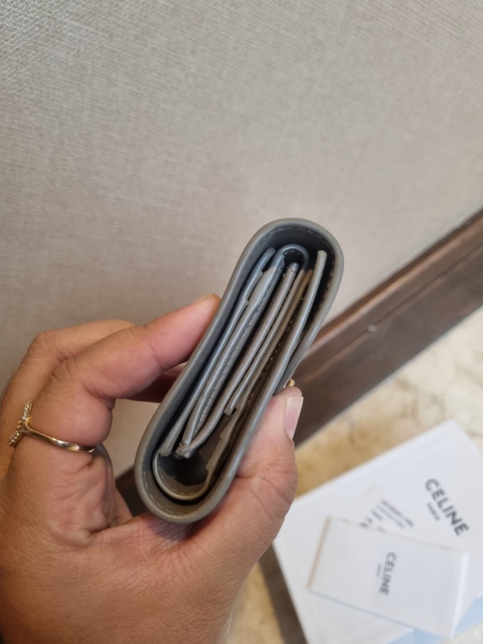 Celine Triomphe wallet Trifold