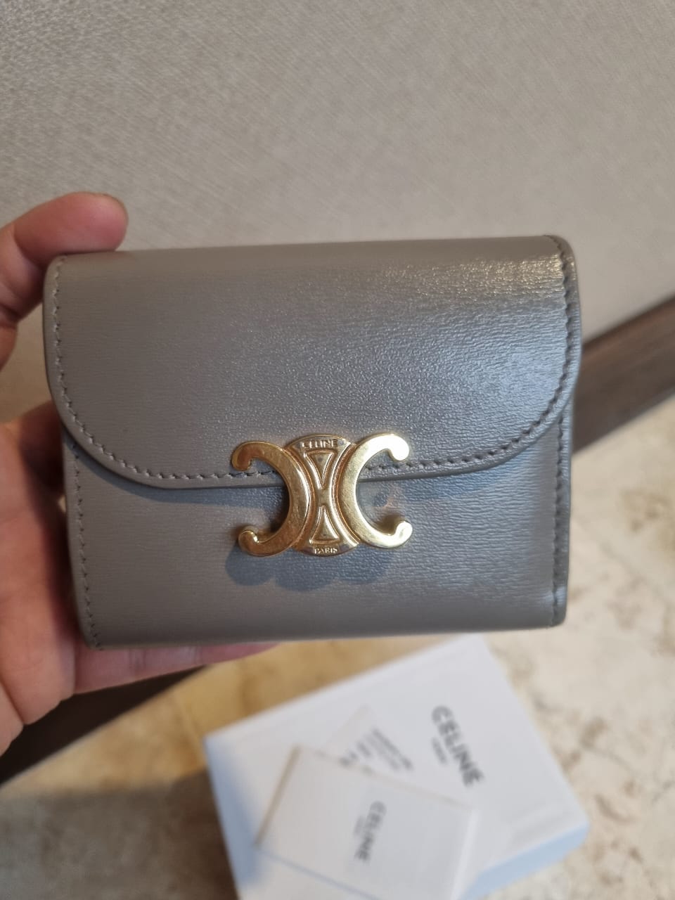Celine Triomphe wallet Trifold