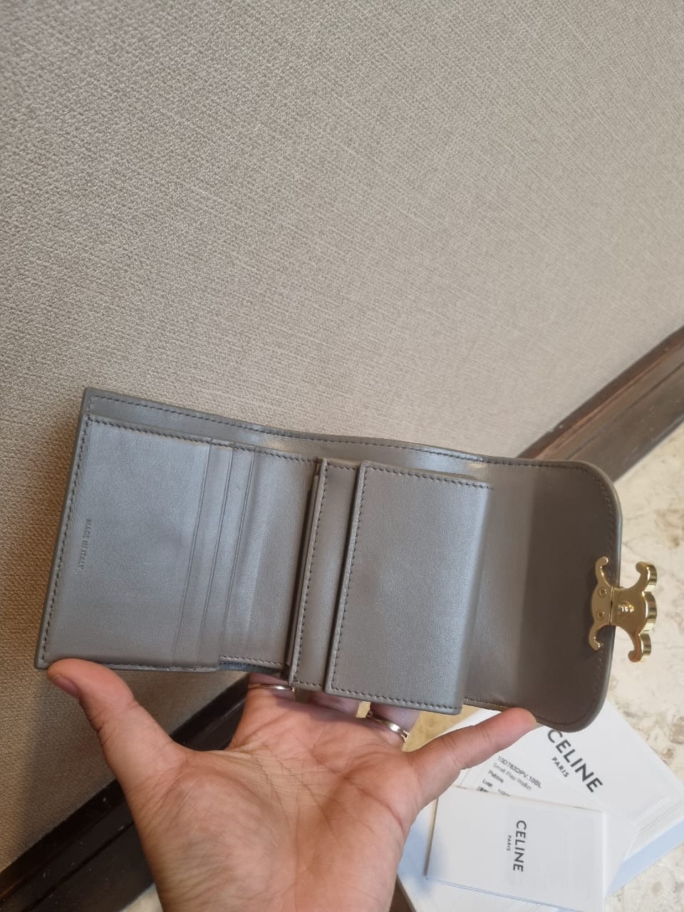 Celine Triomphe wallet Trifold