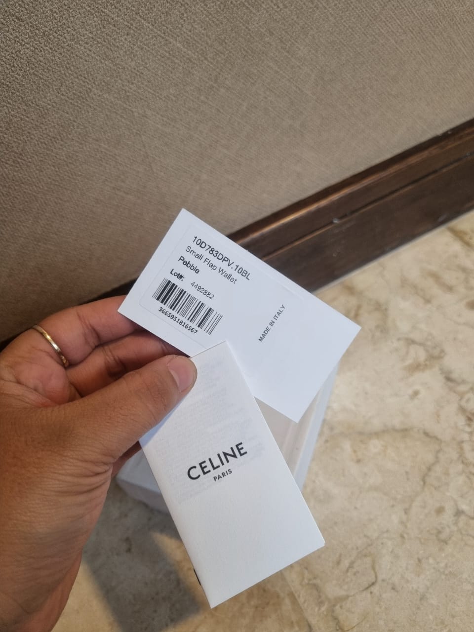 Celine Triomphe wallet Trifold