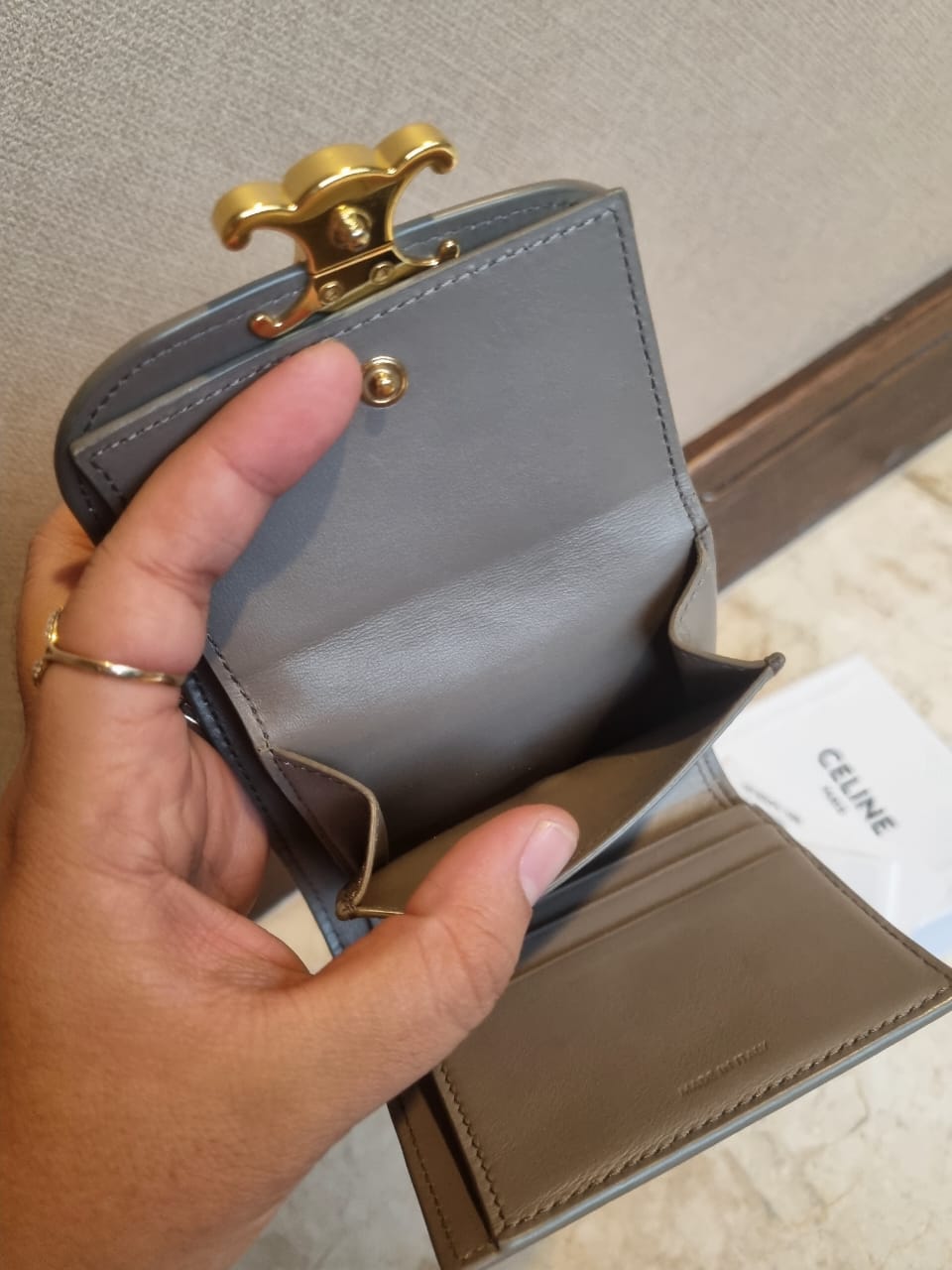 Celine Triomphe wallet Trifold