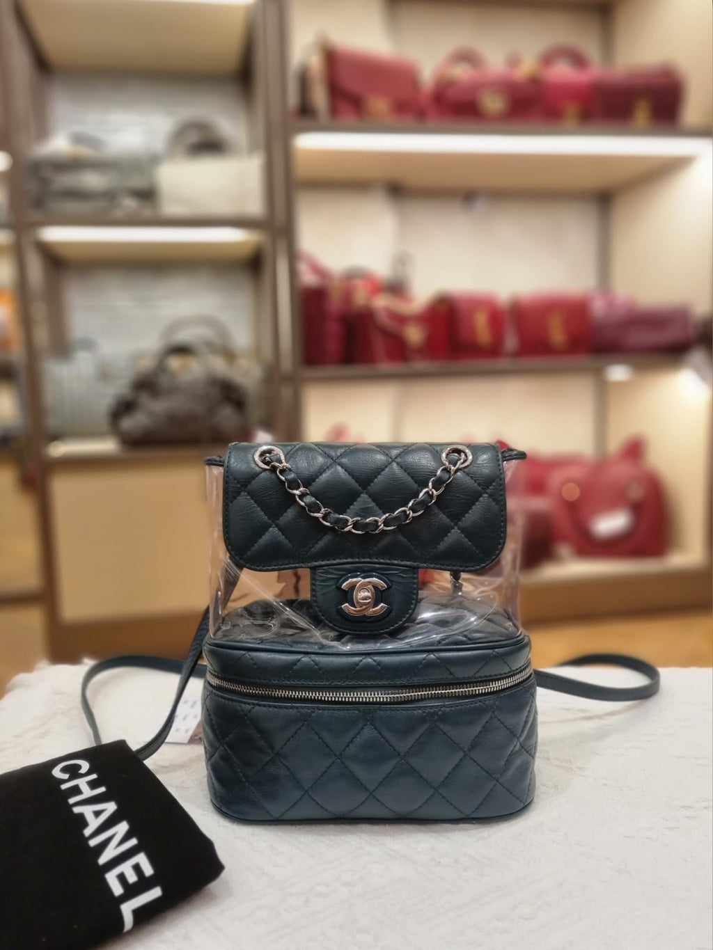 Chanel Backpack Transparant