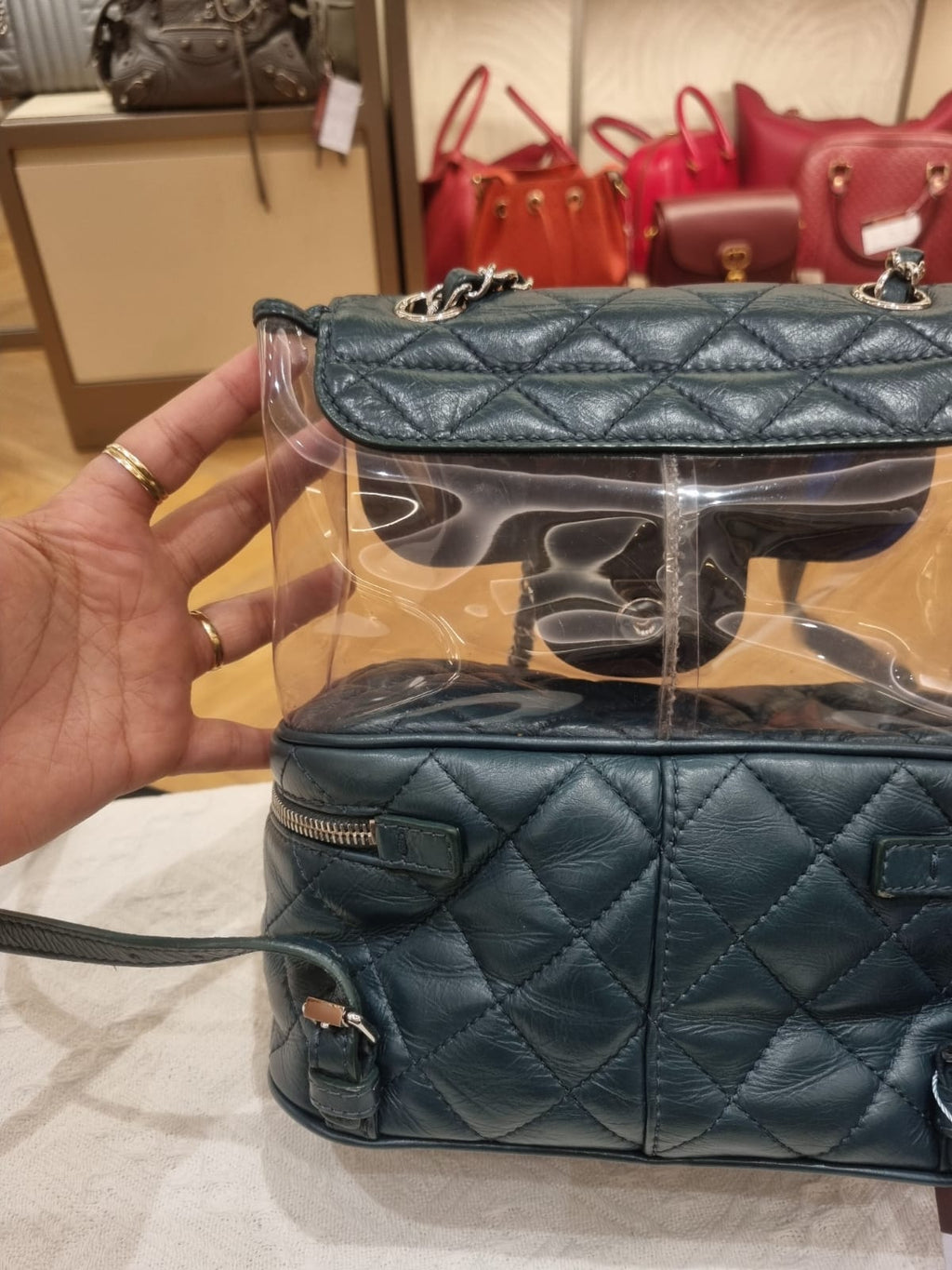 Chanel Backpack Transparant