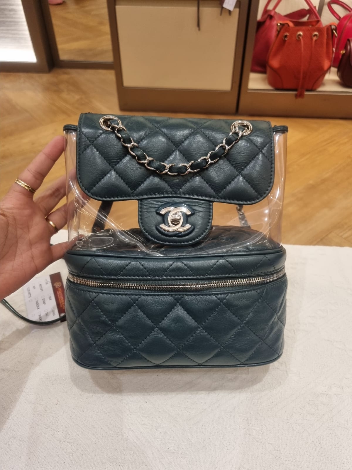 Chanel Backpack Transparant