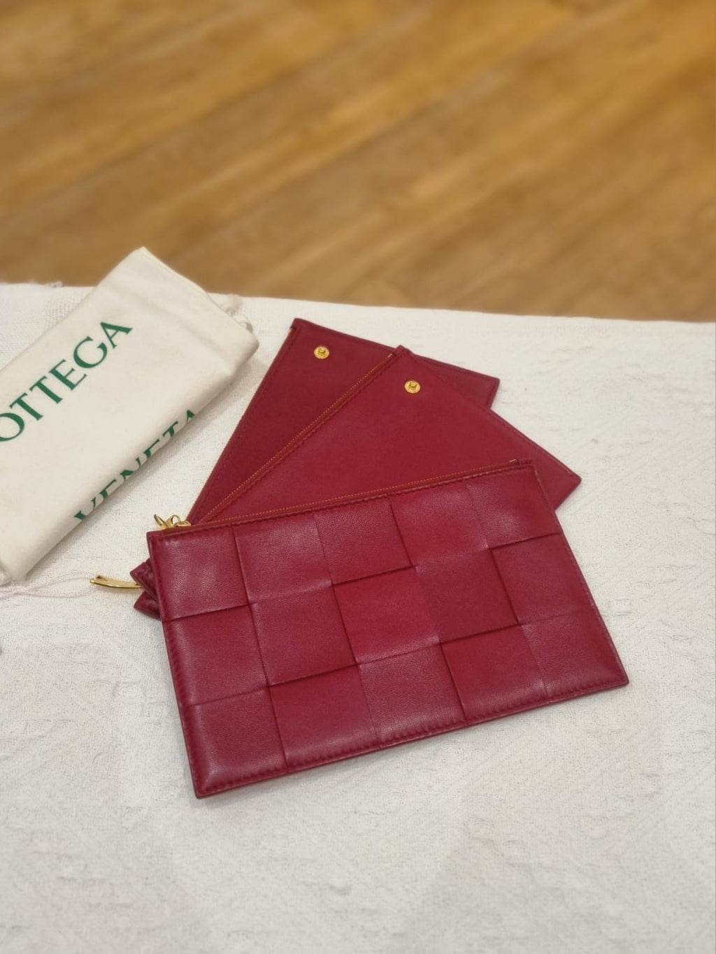 Bottega Veneta Triple Pouch
