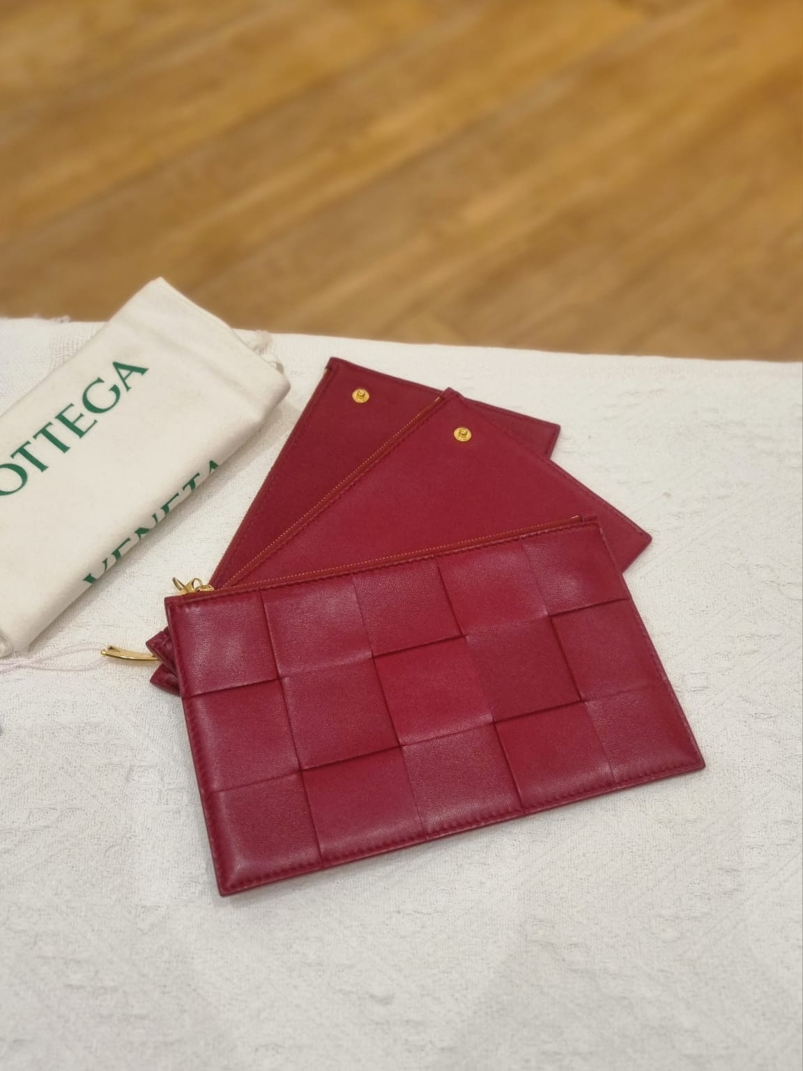 Bottega Veneta Triple Pouch