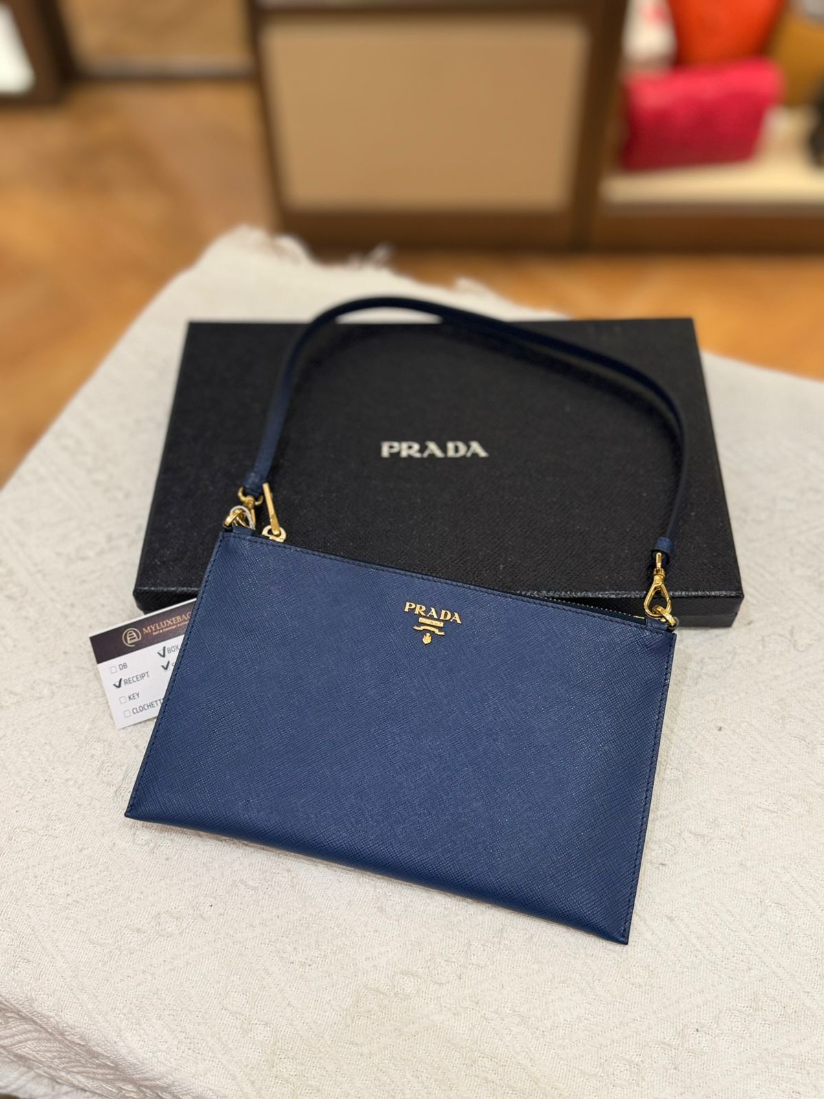 Prada Shoulder Bag Blue