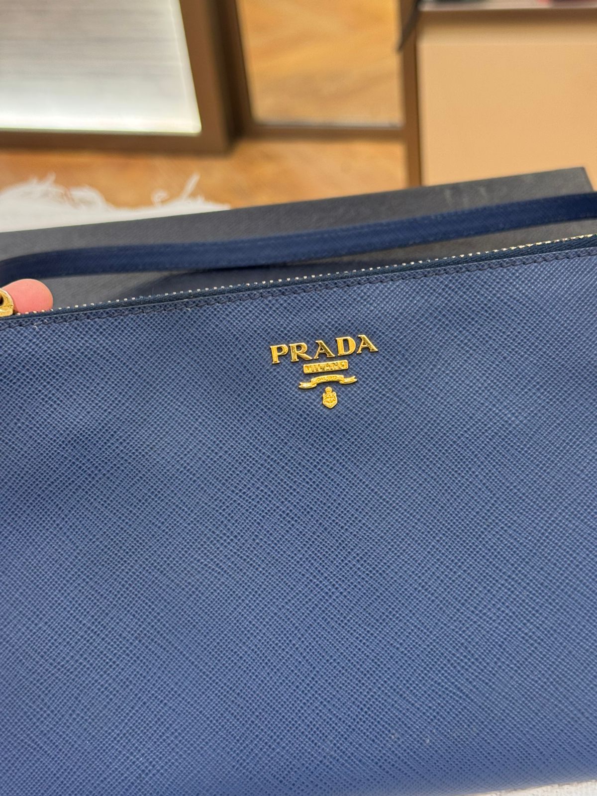 Prada Shoulder Bag Blue