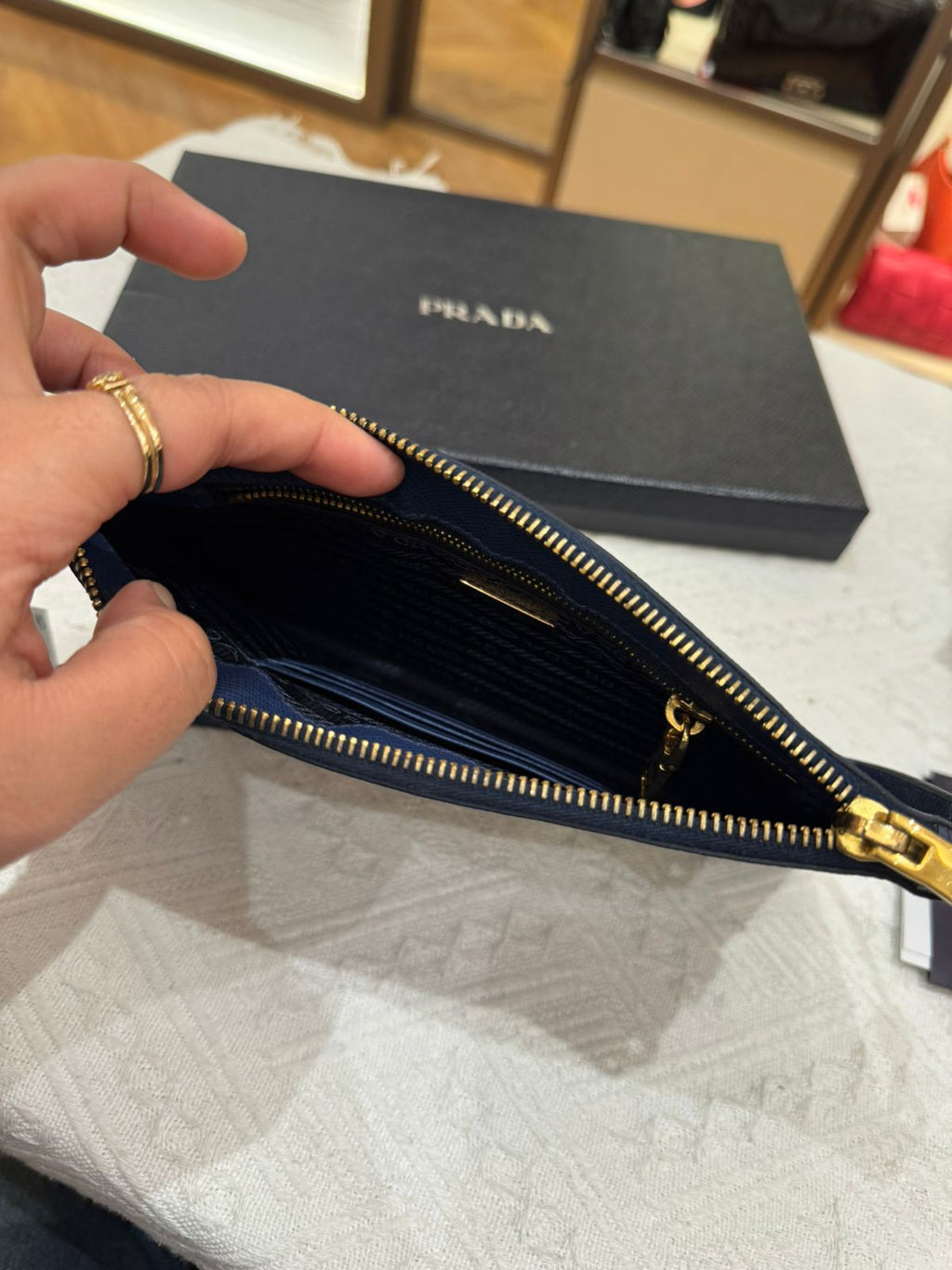 Prada Shoulder Bag Blue