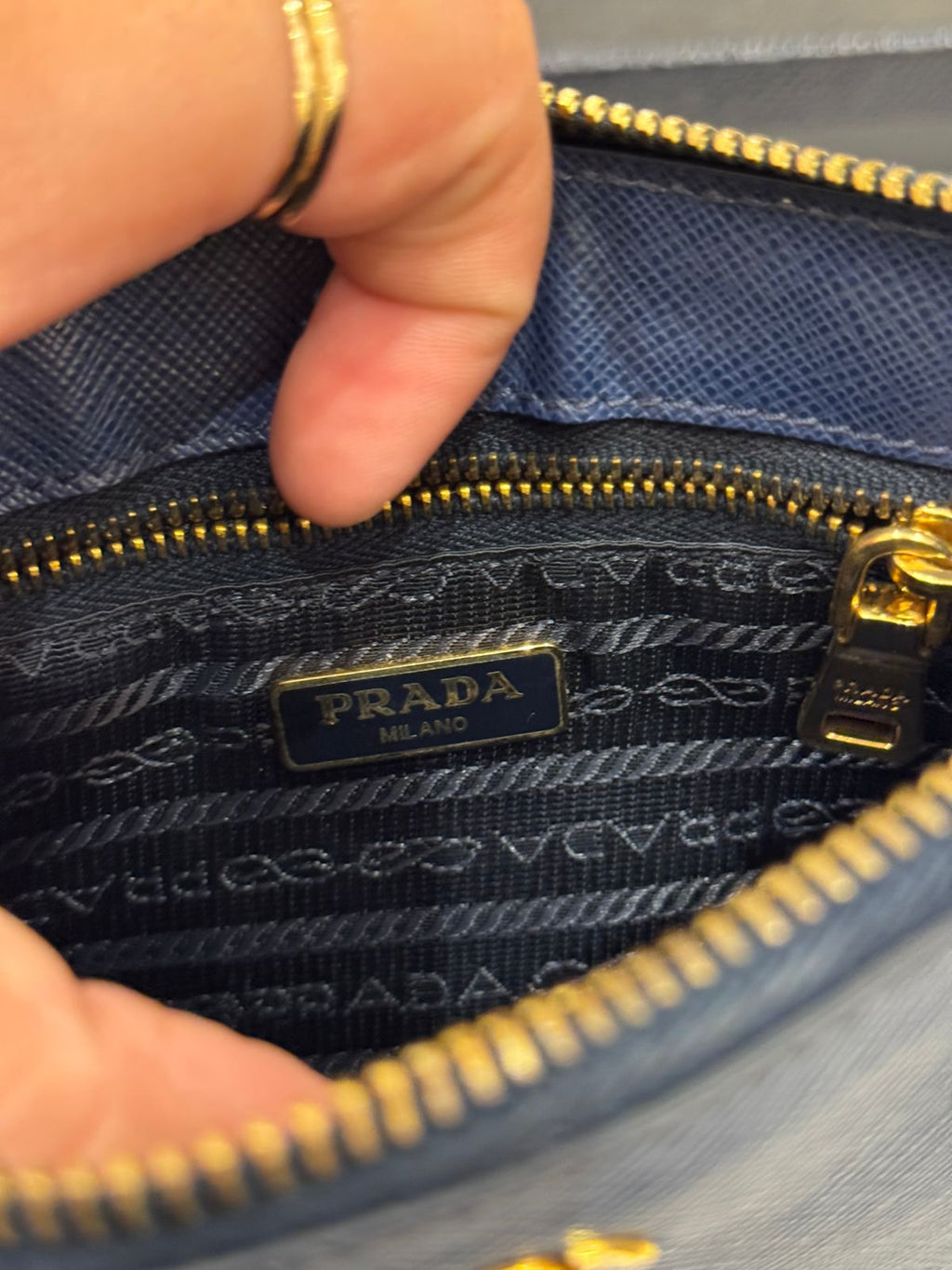 Prada Shoulder Bag Blue