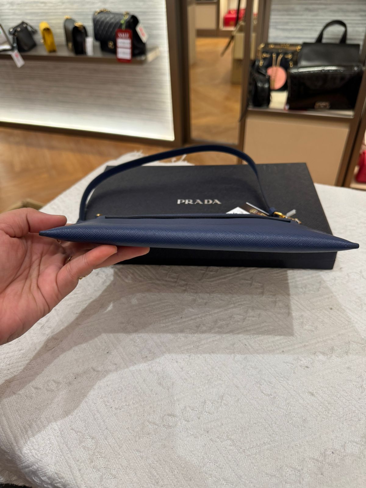 Prada Shoulder Bag Blue