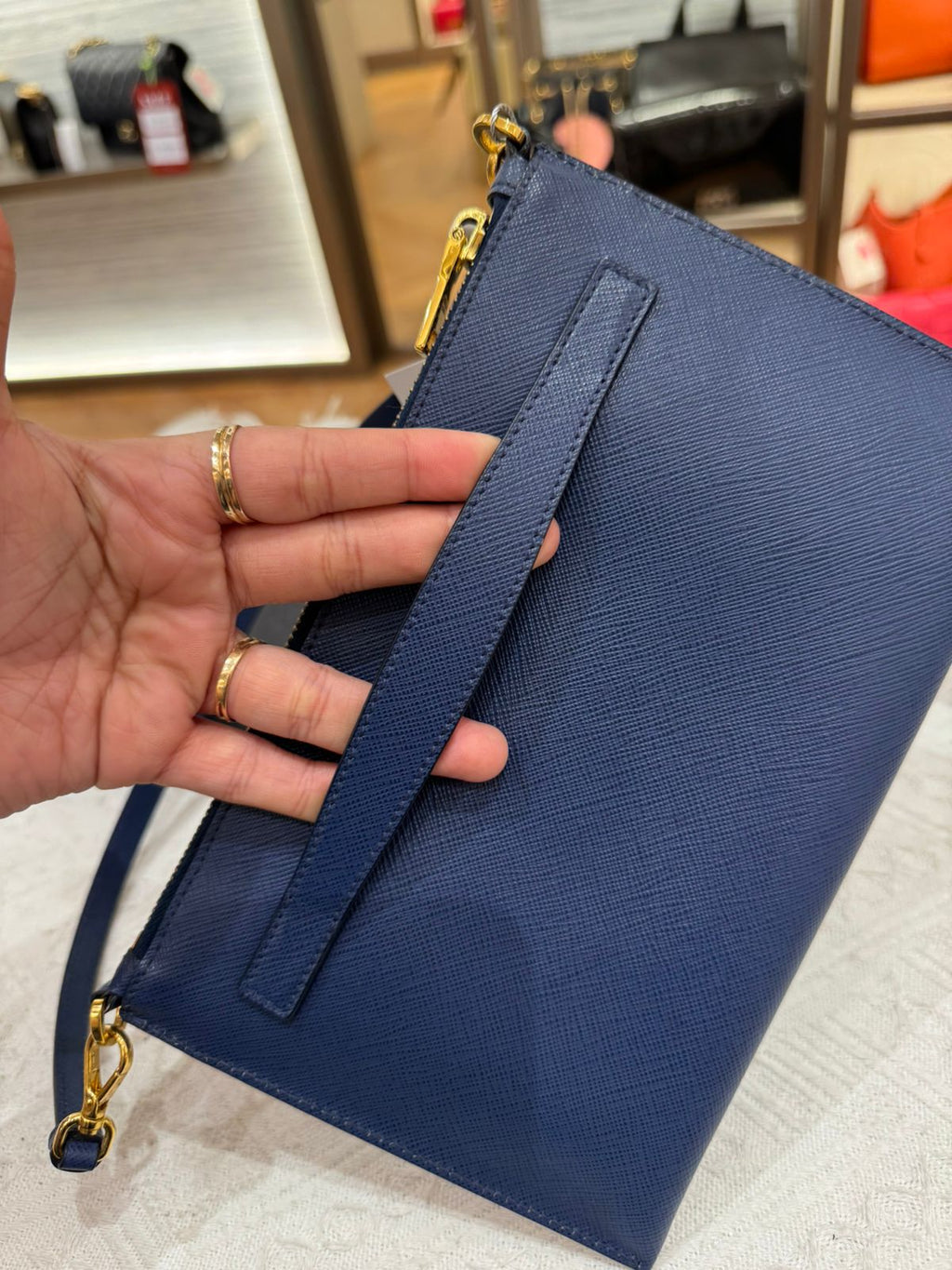 Prada Shoulder Bag Blue