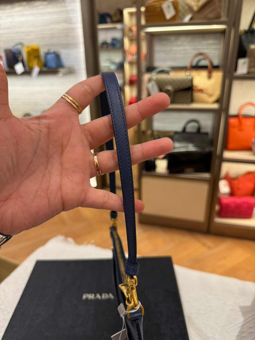 Prada Shoulder Bag Blue